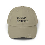 Veteran Approved Distressed Cap | Unisex Hat for Casual Style | Ideal for Veterans Day, Gift for Military Families, Everyday Wear, [...]
