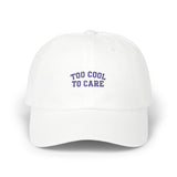 Too Cool To Care Classic Dad Cap