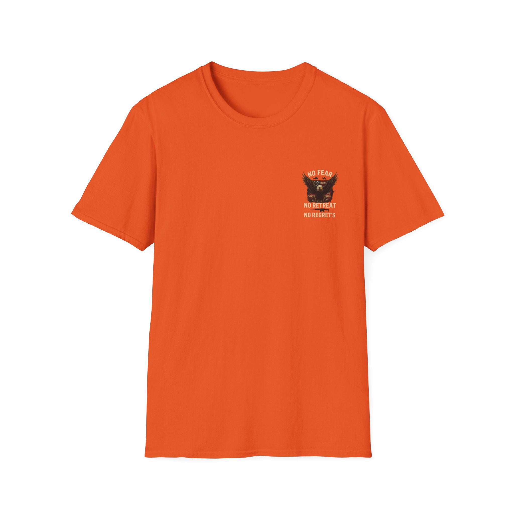 Unisex Graphic Tee | No Fear, No Retreat, No Regrets T-Shirt