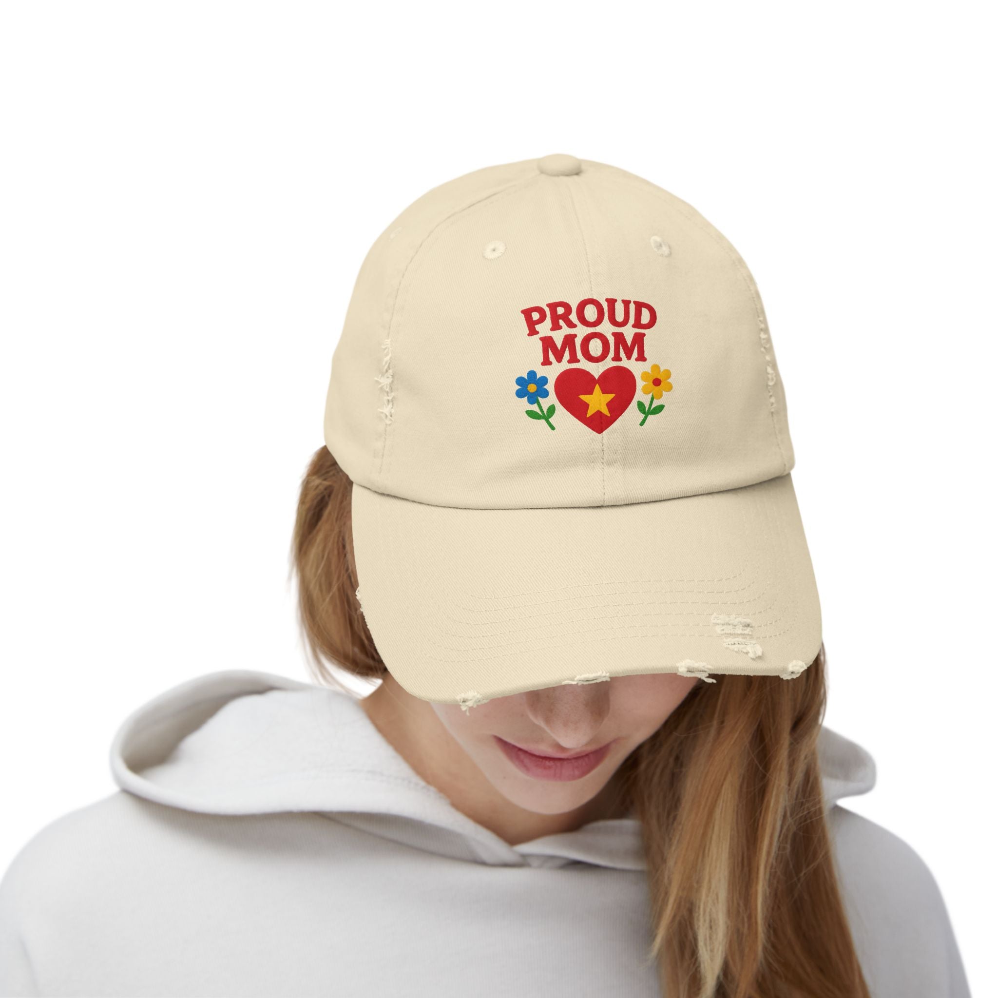 Cap - A Mom's Love Is Like No Other Distressed Unisex Cap