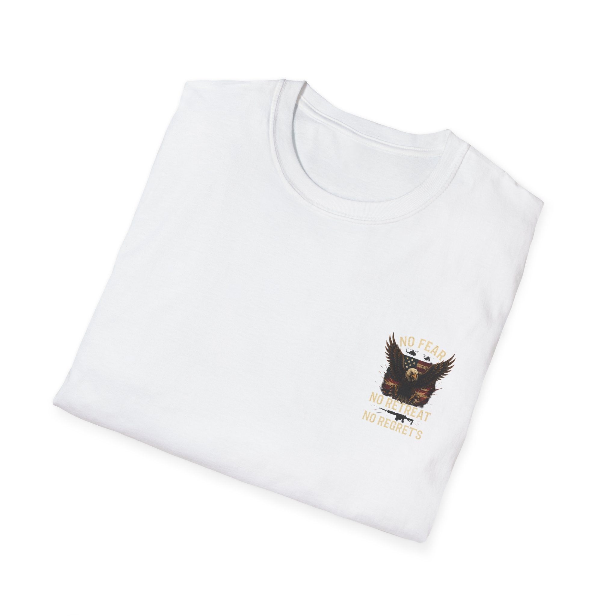 Unisex Graphic Tee | No Fear, No Retreat, No Regrets T-Shirt