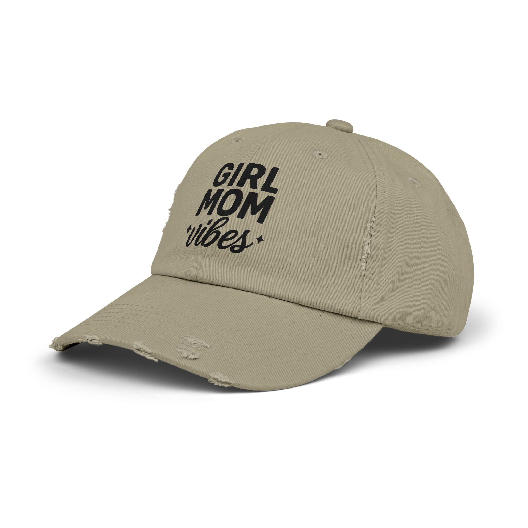 Unisex Distressed Cap for Girl Moms, Casual Hat Gift, Trendy Headwear, Summer Accessory, Outdoor Fashion, Everyday Wear