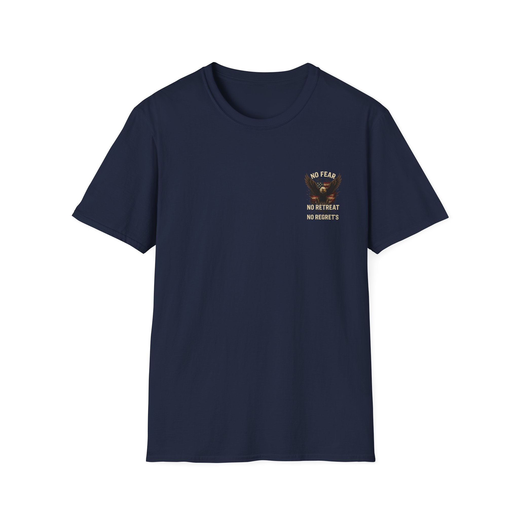 Unisex Graphic Tee | No Fear, No Retreat, No Regrets T-Shirt