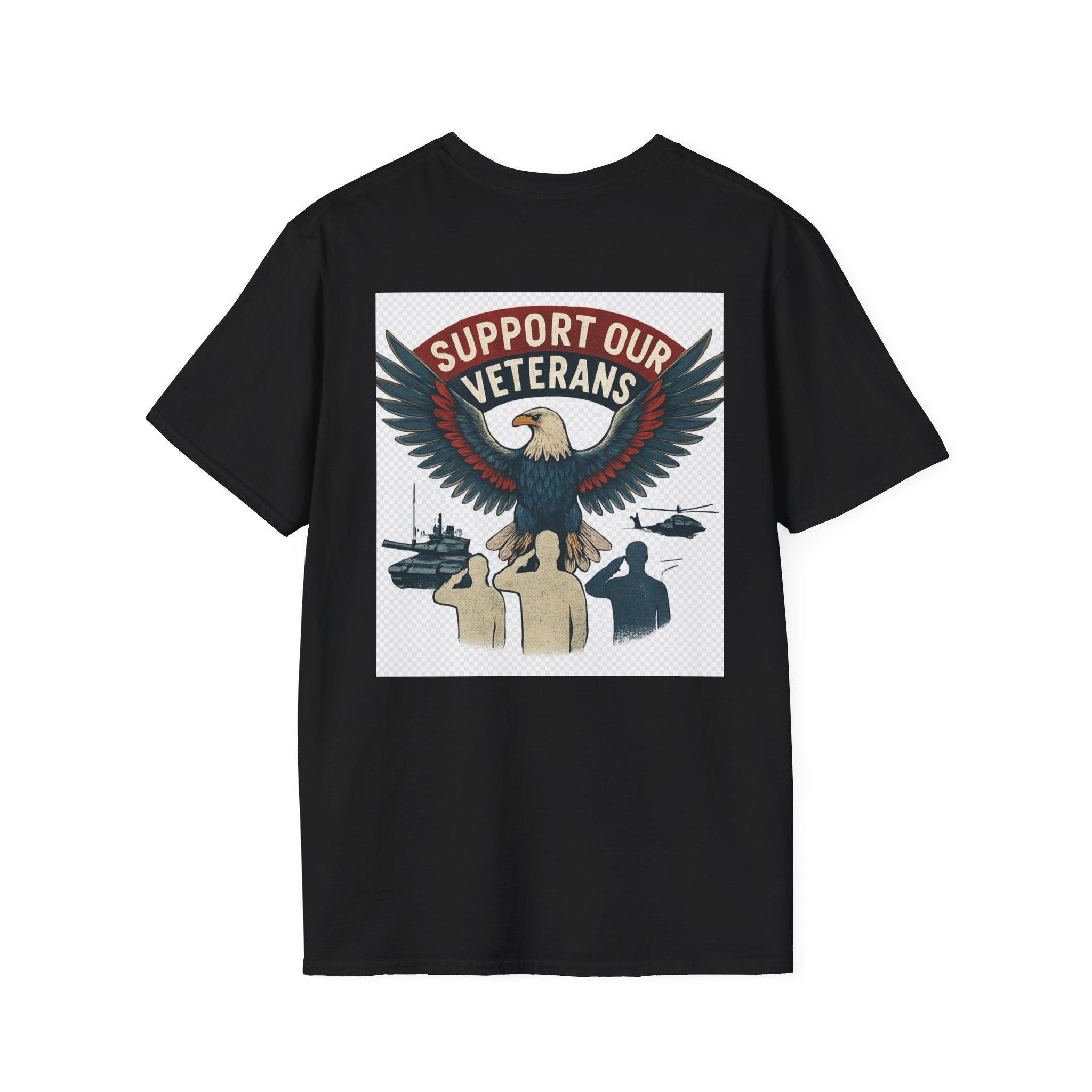 Support Our Veterans T-Shirt | Unisex Softstyle Tee
