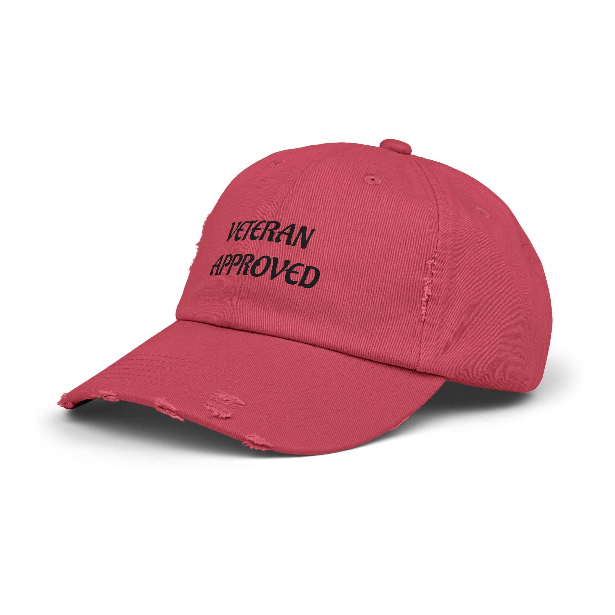 Veteran Approved Distressed Cap | Unisex Hat for Casual Style | Ideal for Veterans Day, Gift for Military Families, Everyday Wear, [...]