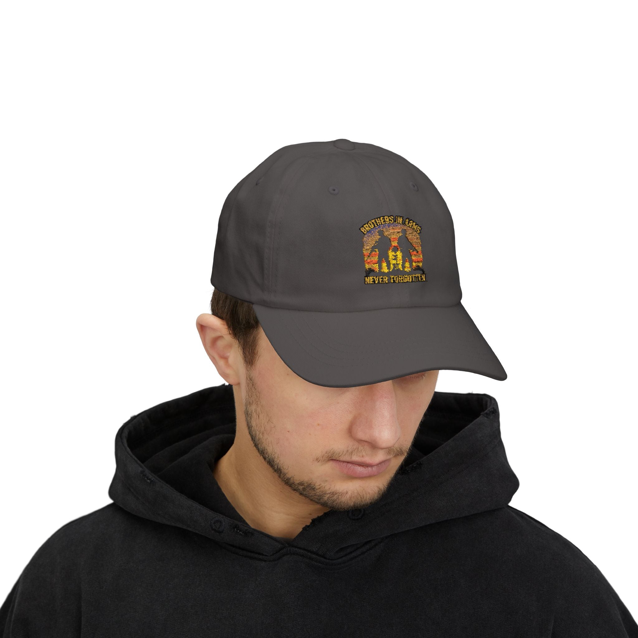 Brothers in arms never forgotten Classic Dad Cap
