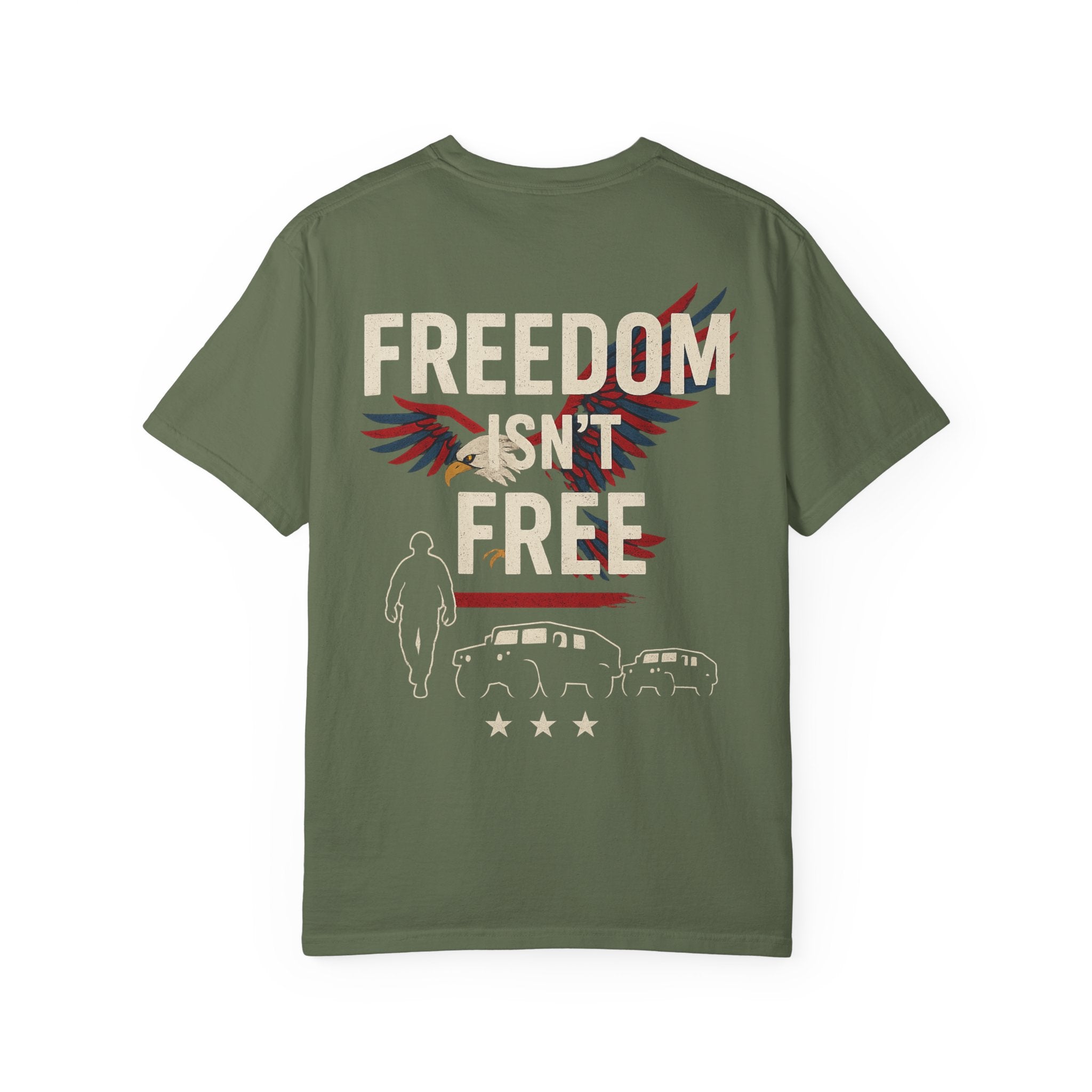Patriotic Freedom T-Shirt for Veterans, freedom isn't free