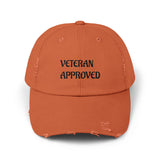 Veteran Approved Distressed Cap | Unisex Hat for Casual Style | Ideal for Veterans Day, Gift for Military Families, Everyday Wear, [...]