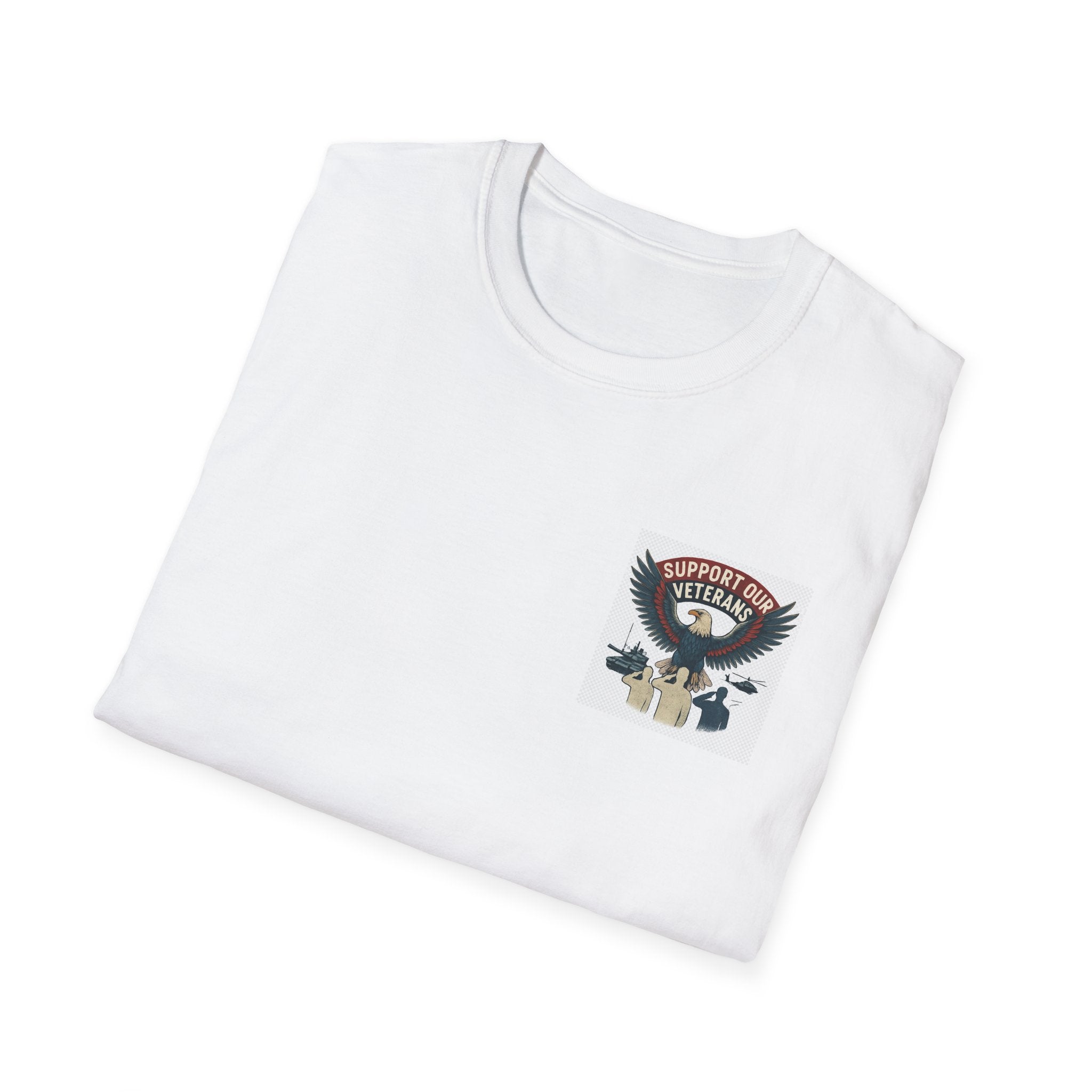 Support Our Veterans T-Shirt | Unisex Softstyle Tee