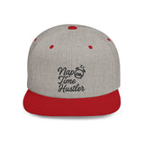 Nap Time Hustler Flat Bill Snapback