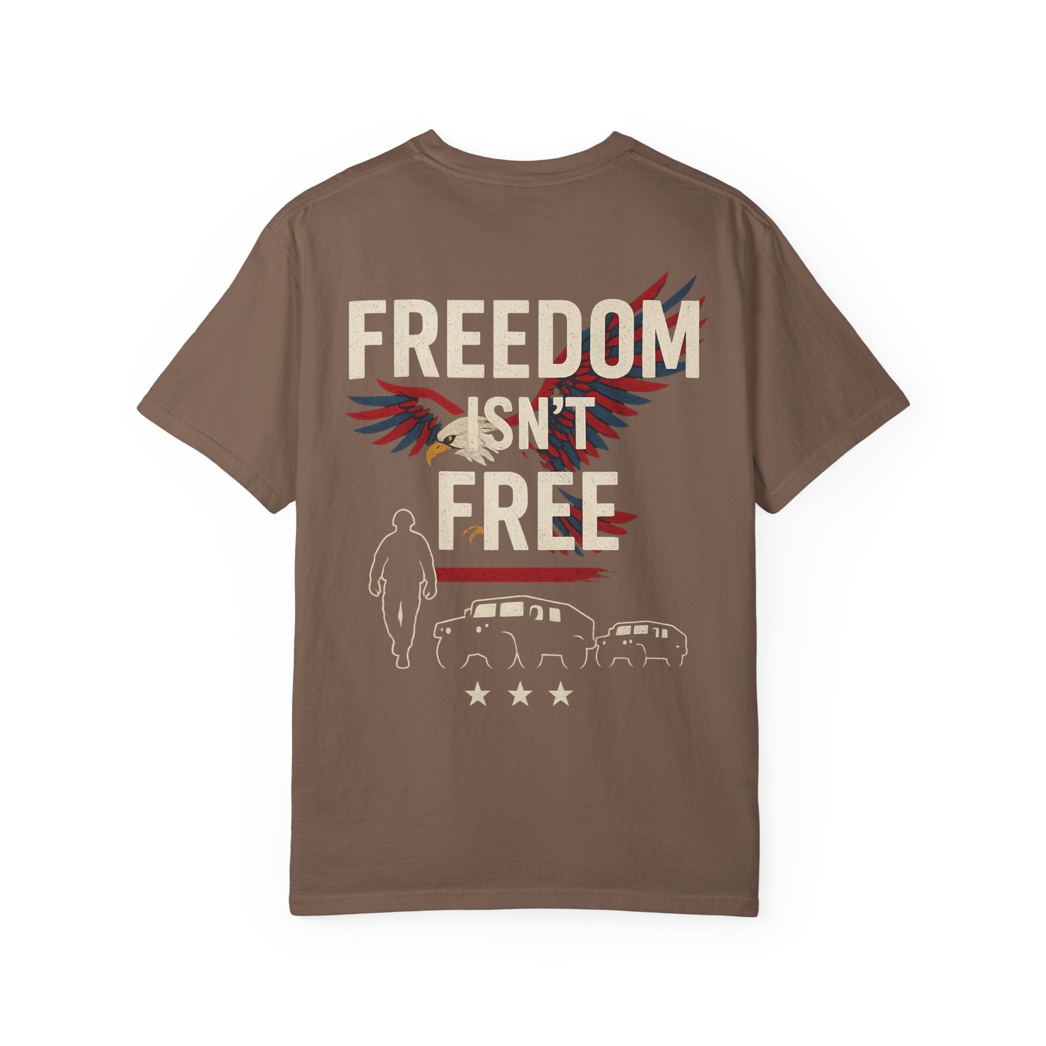 Patriotic Freedom T-Shirt for Veterans, freedom isn't free