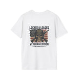 Patriotic Veteran T-Shirt - Locked & Loaded Design