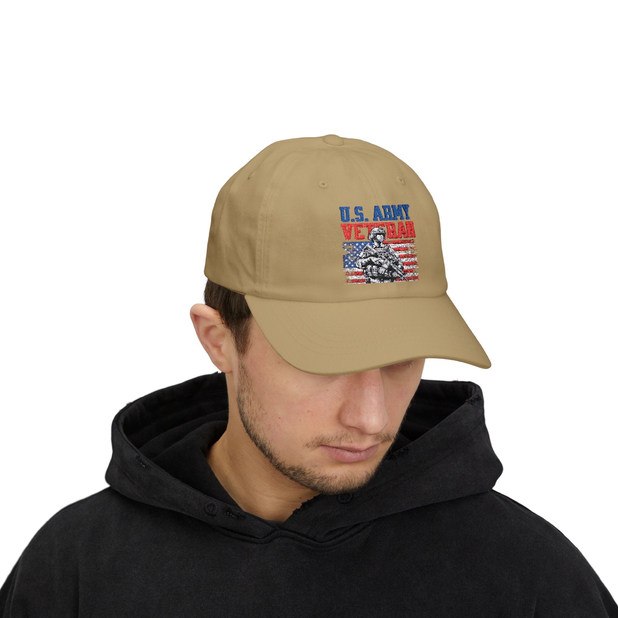 U.S. Army Veteran Classic Dad Cap | Baseball Hat for Proud Veterans, Military Gifts, Patriotic Apparel, Everyday Wear