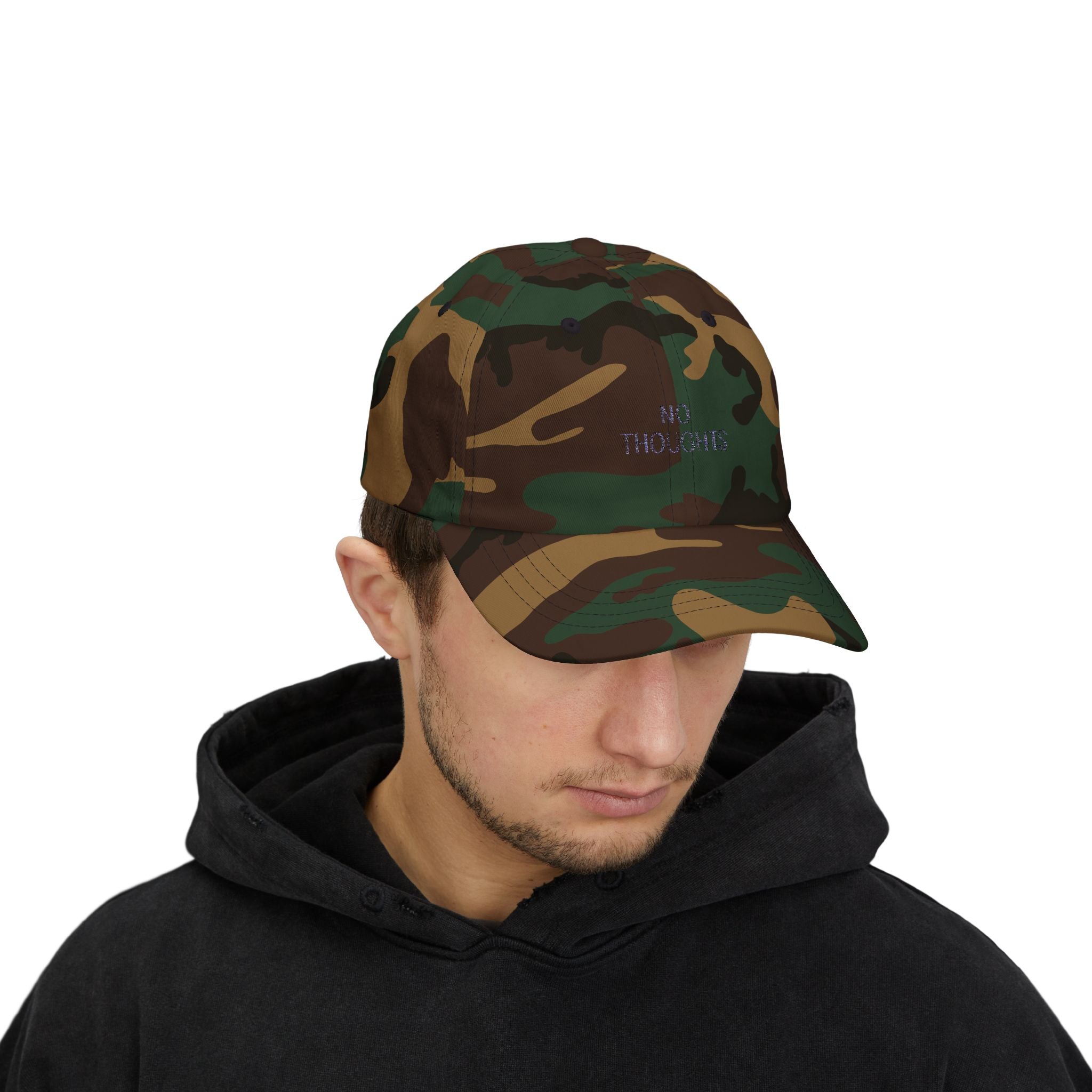 Stylish Dad Cap - 'No Thoughts'