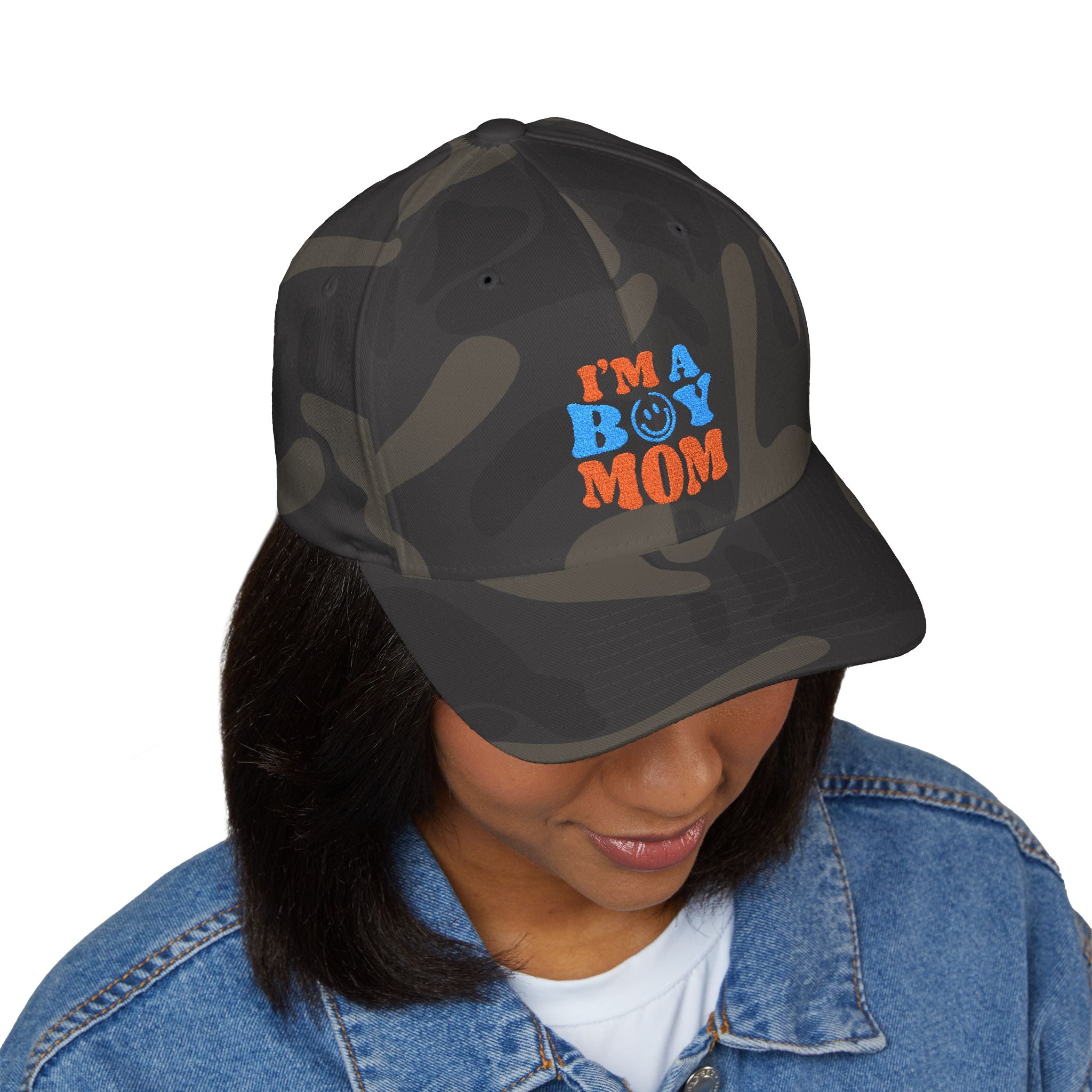 Hat - Boy Moms Are Brave and Dedicated Embroidered Cap