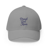 Proud Girl Mom Cap, Adjustable Baseball Hat, Gift for Mothers, Casual Wear, Embroidered Cap for Moms