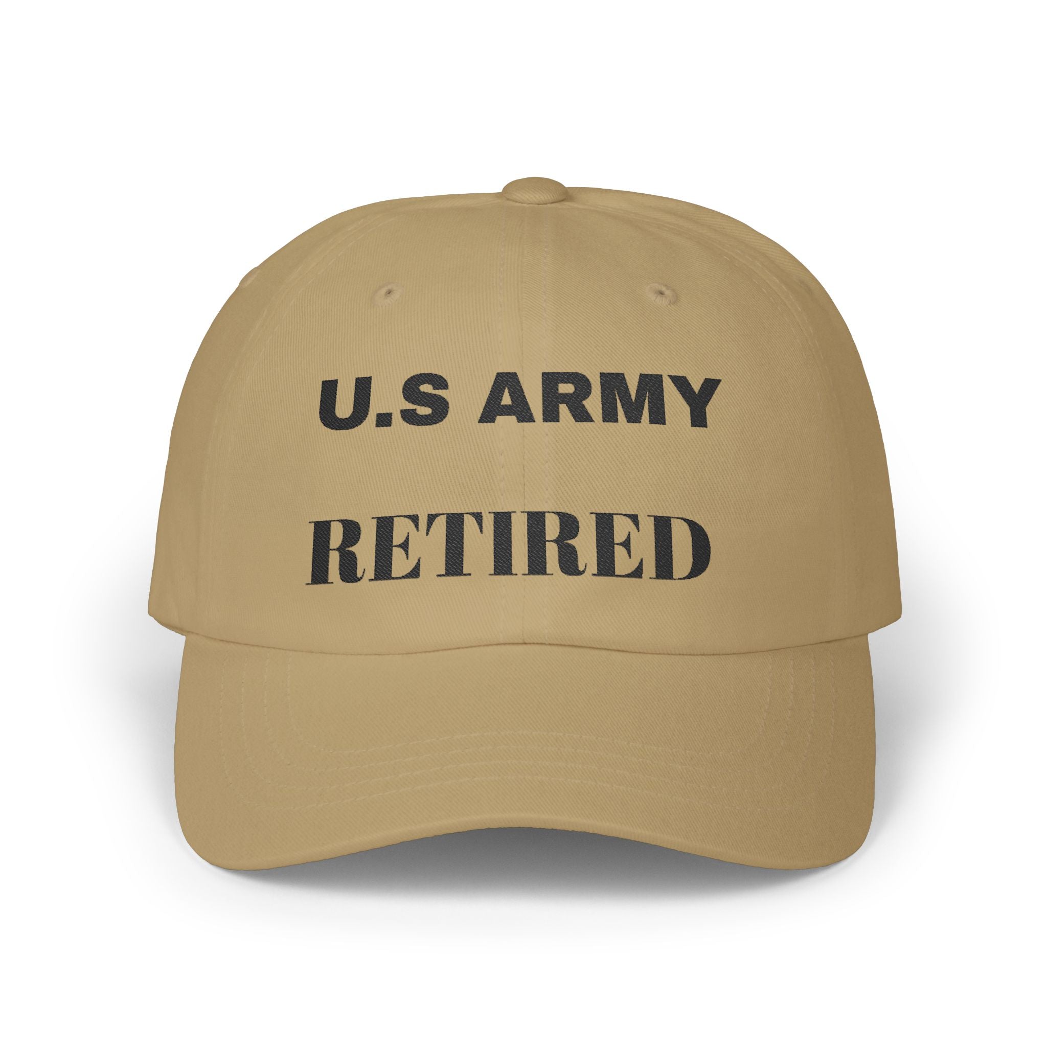 U.S. Army Retired Cap - Classic Dad Cap for Veterans, Military Gift, Casual Wear, Unisex Hat, Patriotic Accessory
