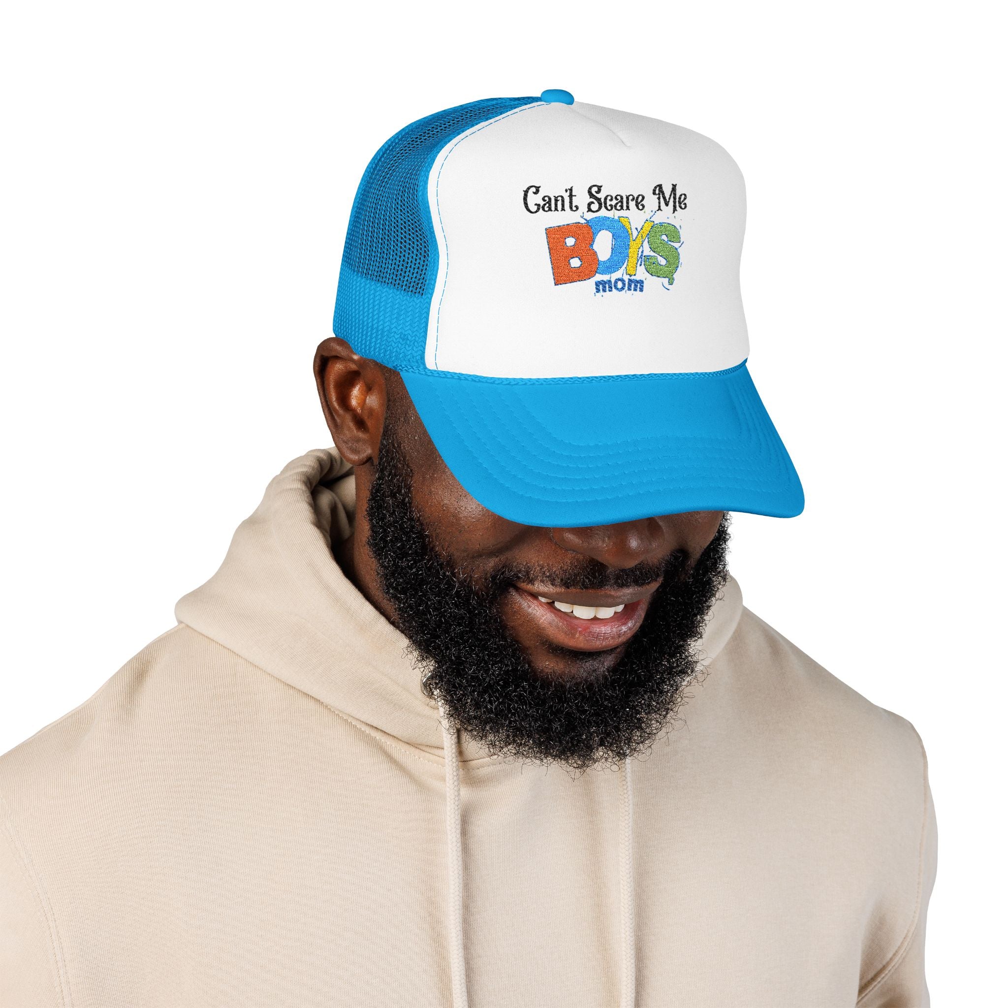 Trucker Hat - 'Don't Mess with Boy Moms' Embroidered Design
