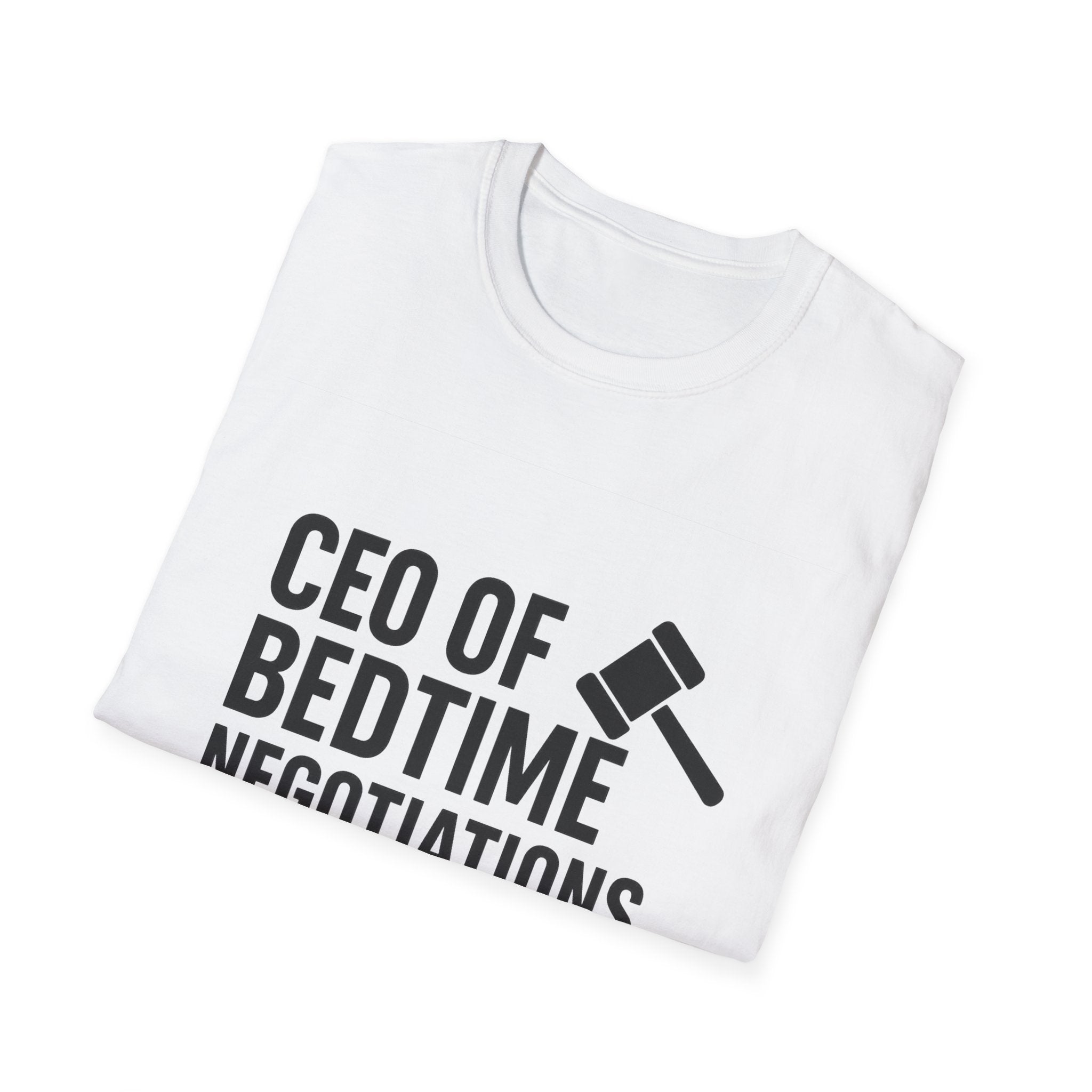 CEO of Bedtime Negotiations Unisex Softstyle T-Shirts
