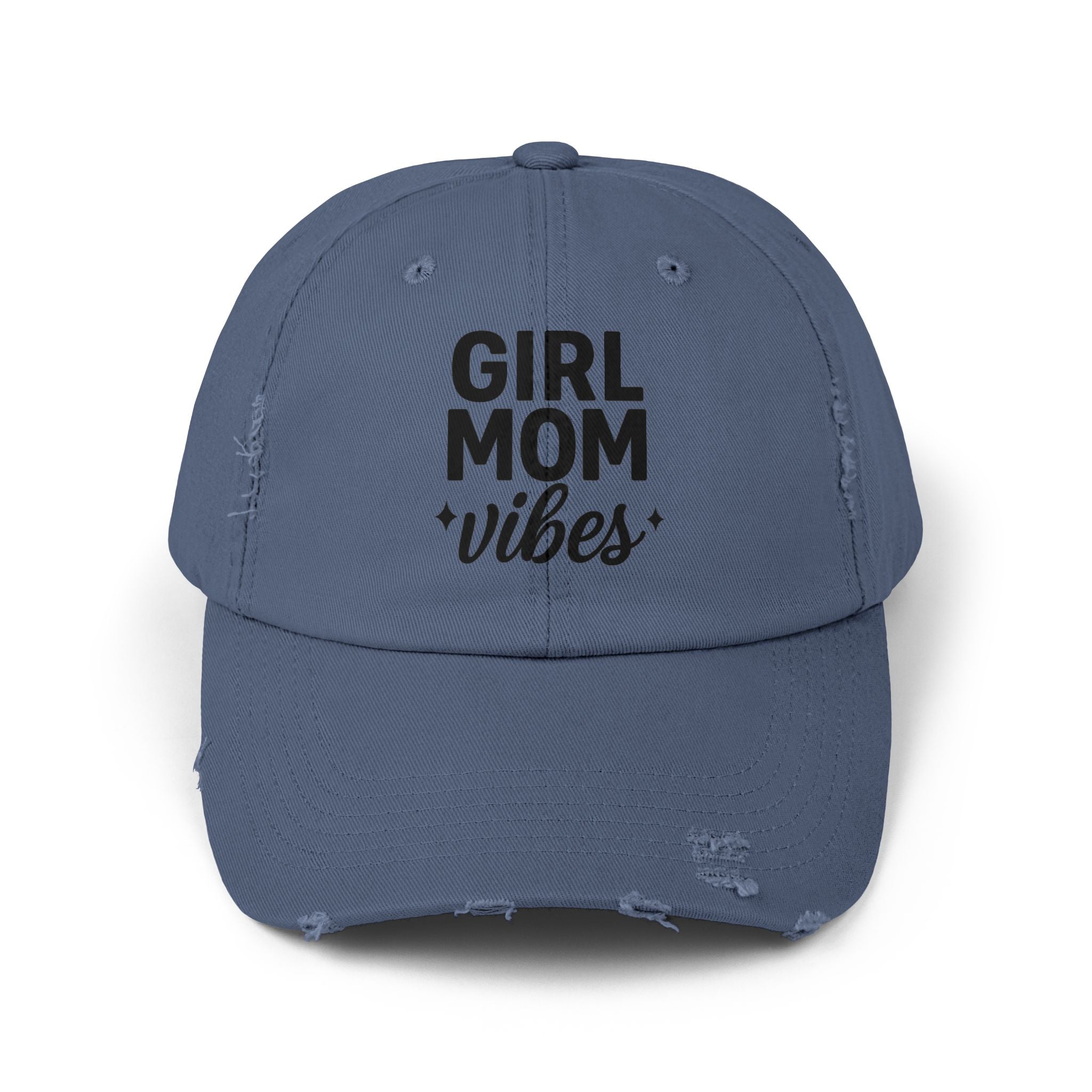 Unisex Distressed Cap for Girl Moms, Casual Hat Gift, Trendy Headwear, Summer Accessory, Outdoor Fashion, Everyday Wear