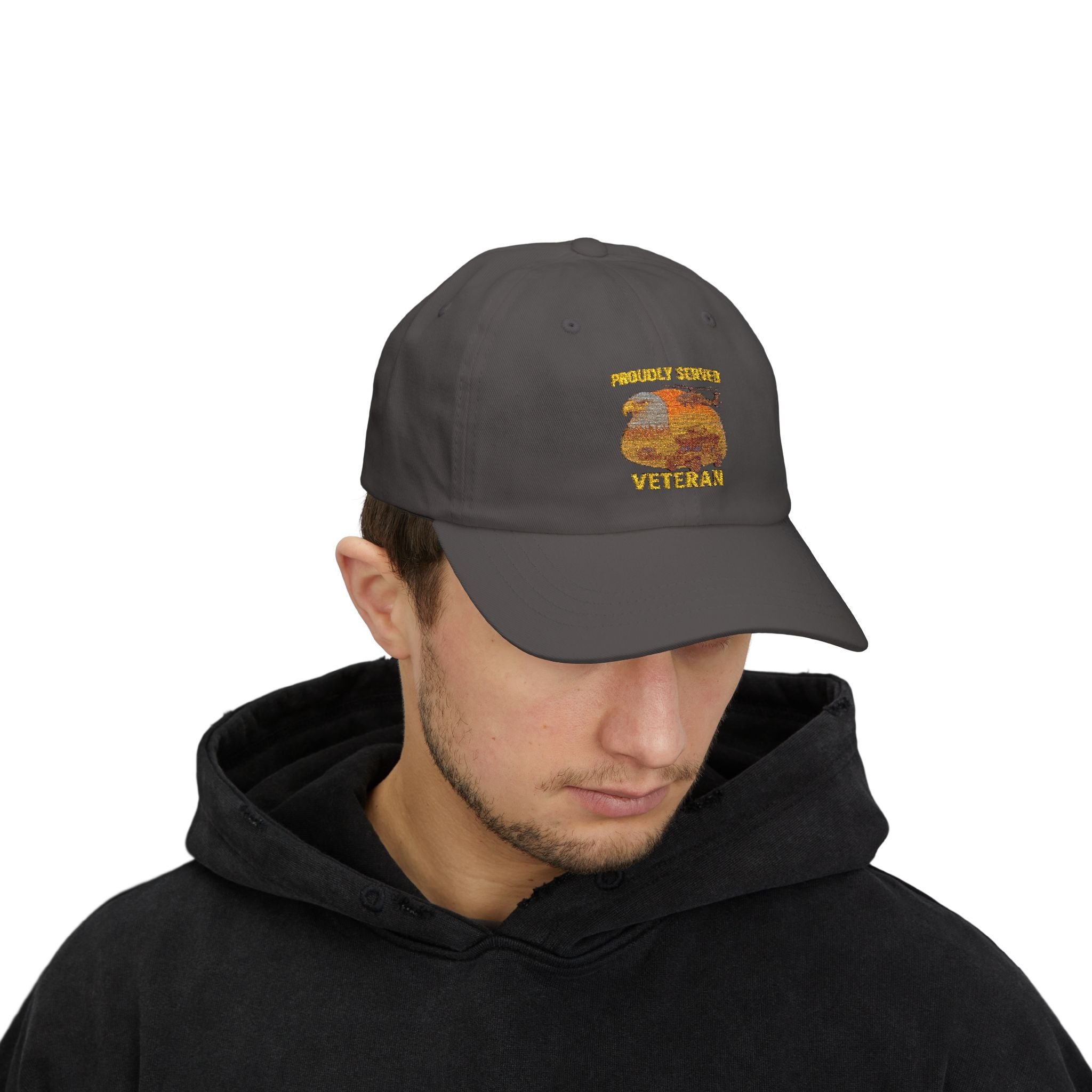 Veteran Dad Cap, proudly served veteran