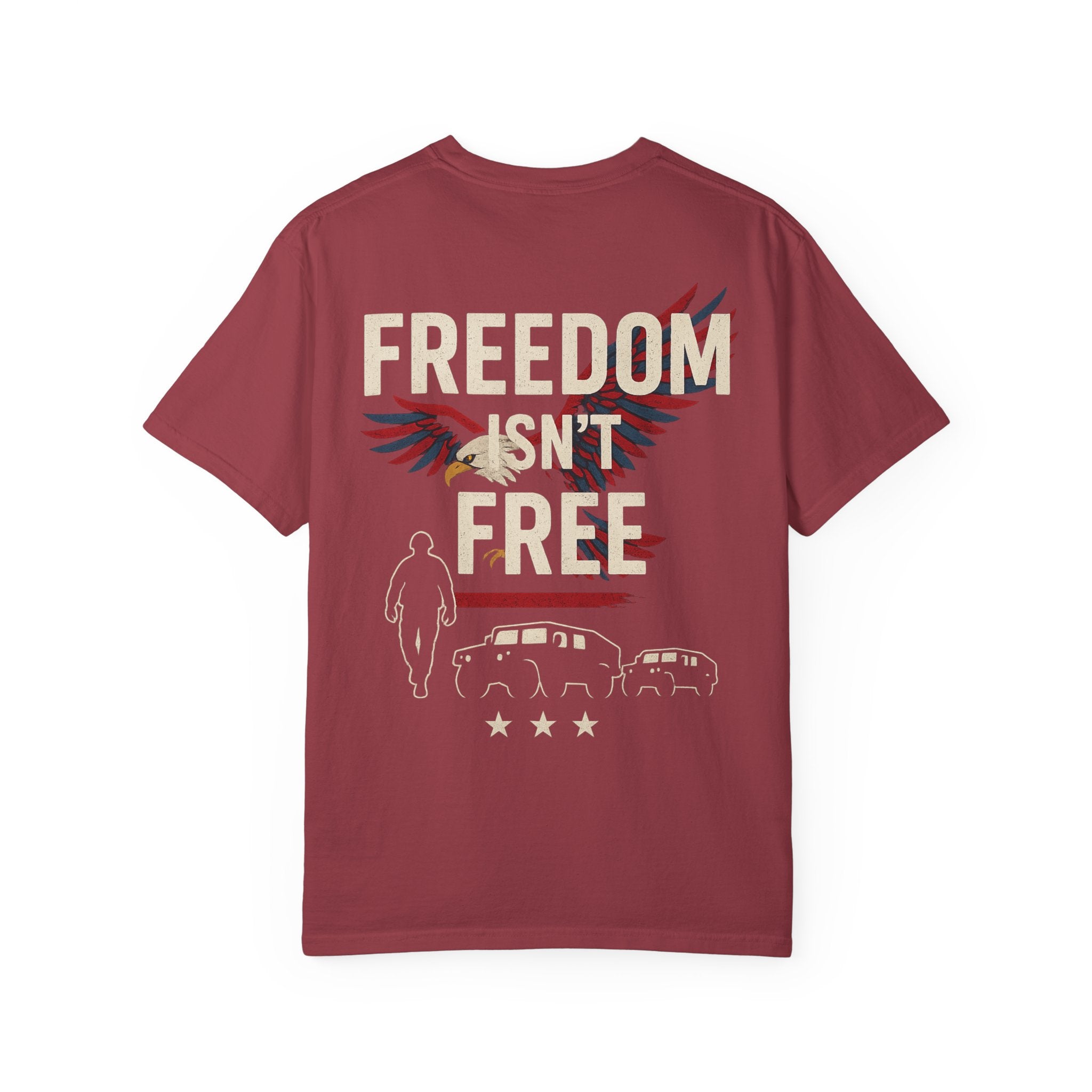 Patriotic Freedom T-Shirt for Veterans, freedom isn't free