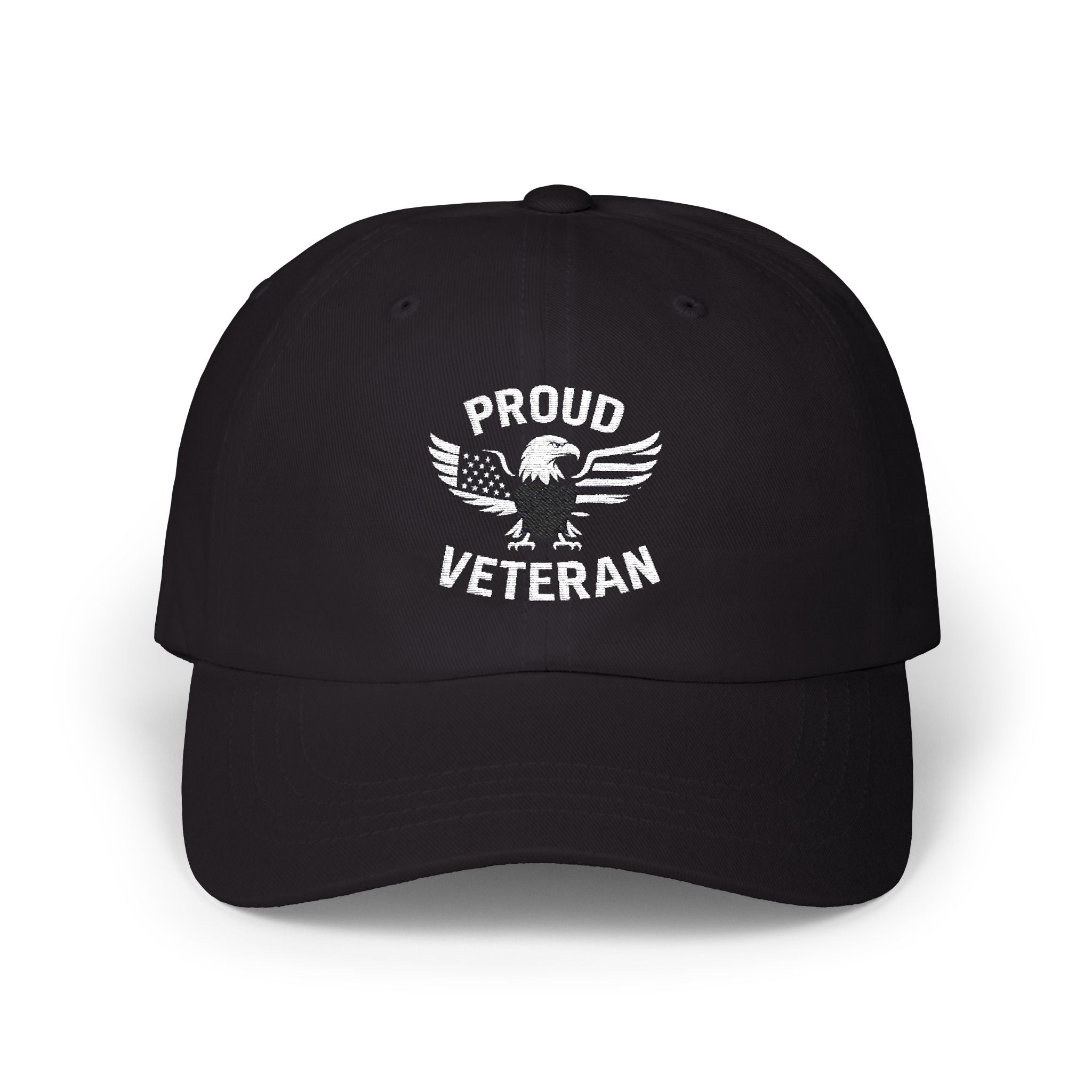Proud Veteran Classic Dad Cap, Adjustable Cap for Dads, Gift for Veterans, Casual Headwear for Men, Military Appreciation Merch