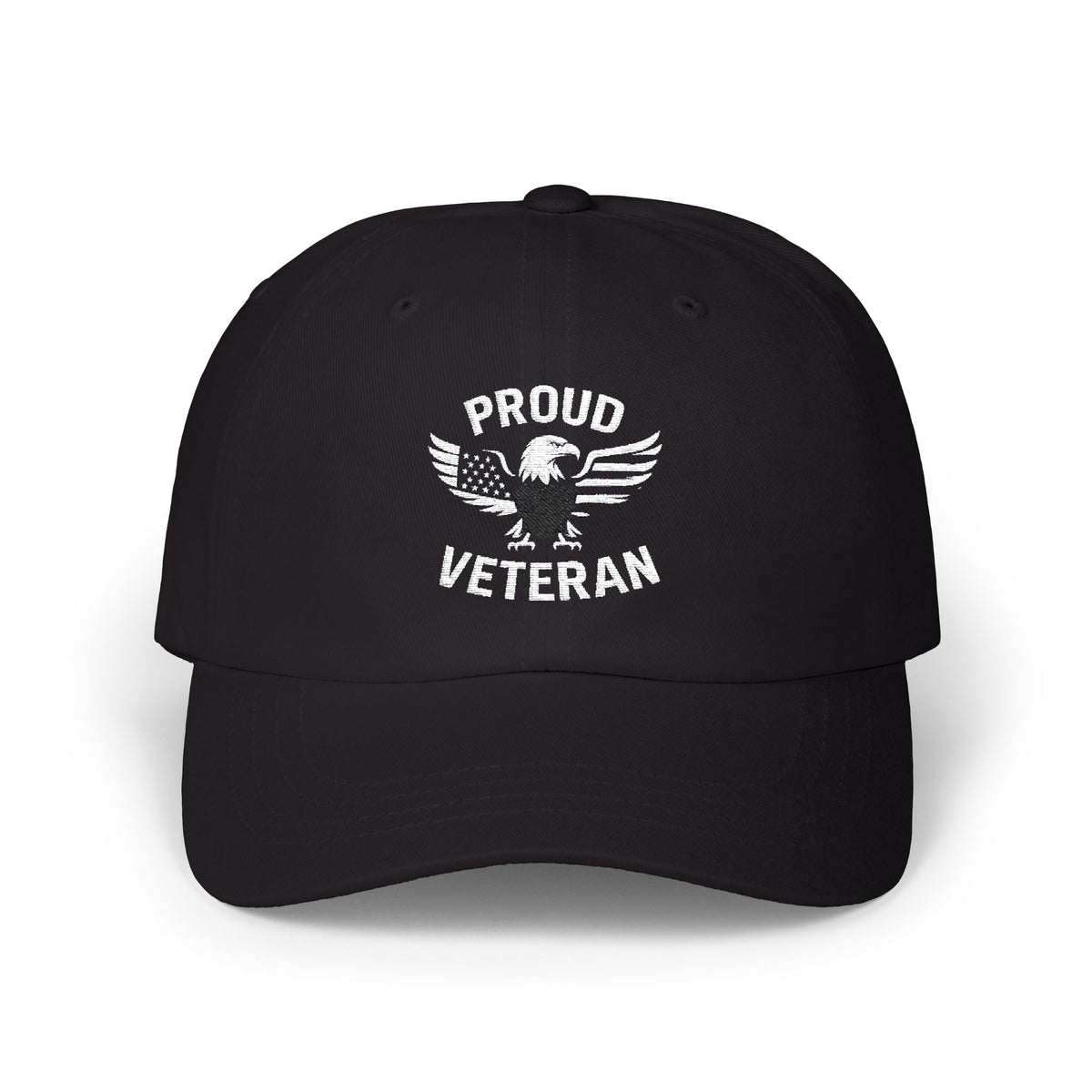 Proud Veteran Classic Dad Cap, Adjustable Cap for Dads, Gift for Veterans, Casual Headwear for Men, Military Appreciation Merch
