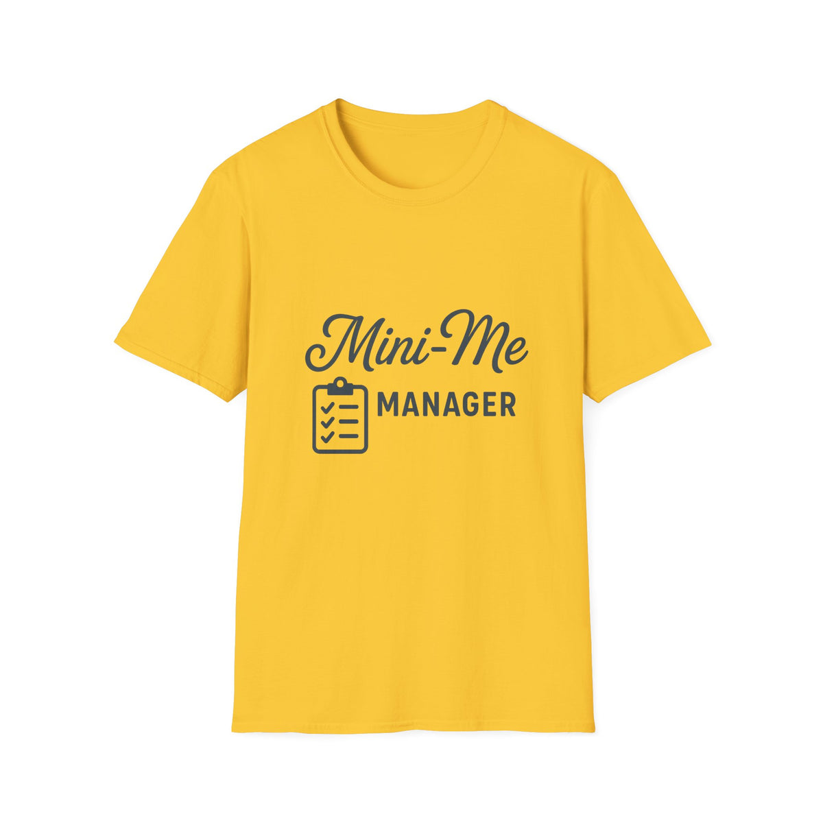 Mini-Me Manager T-Shirt, Cute Parent-Child Matching Shirt