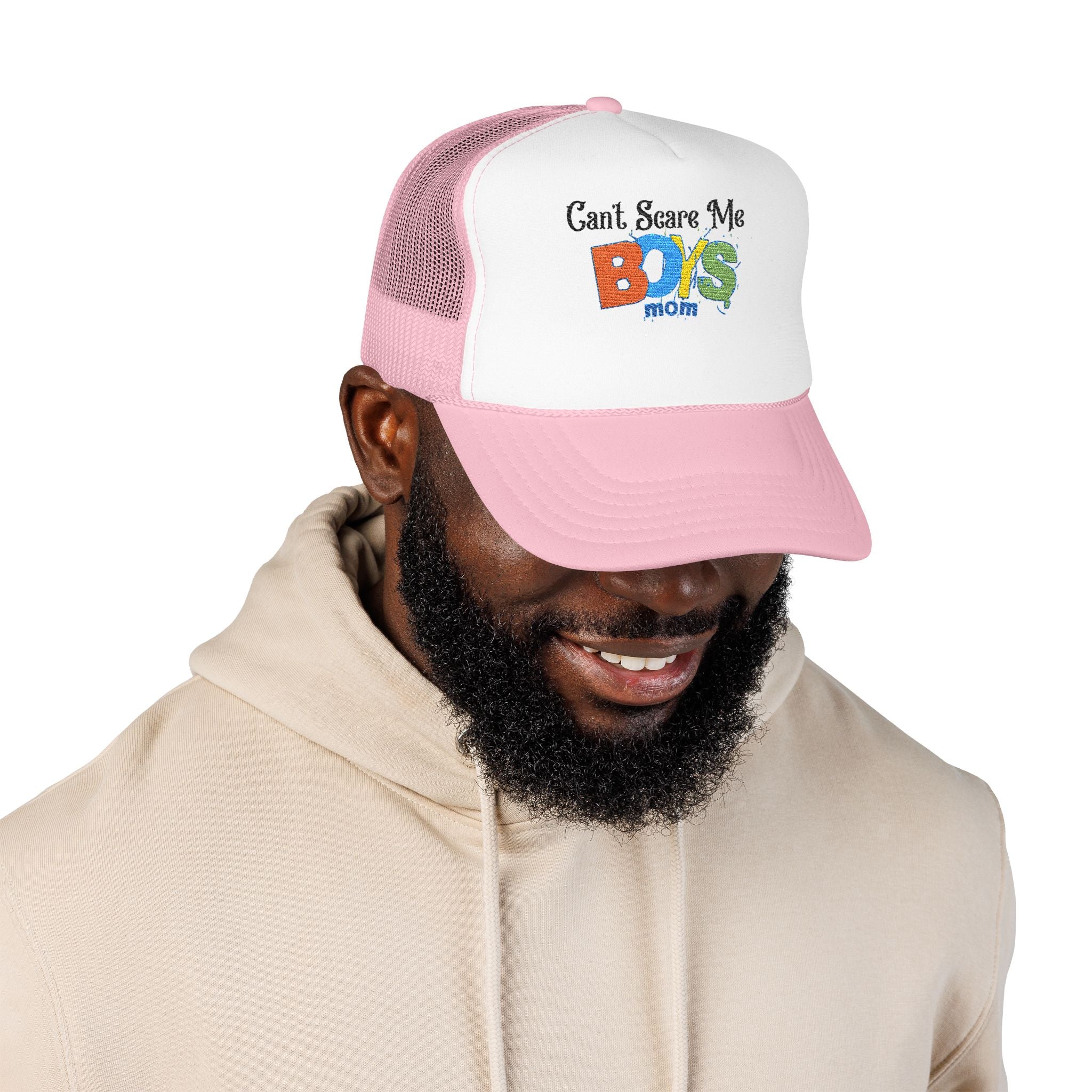 Trucker Hat - 'Don't Mess with Boy Moms' Embroidered Design