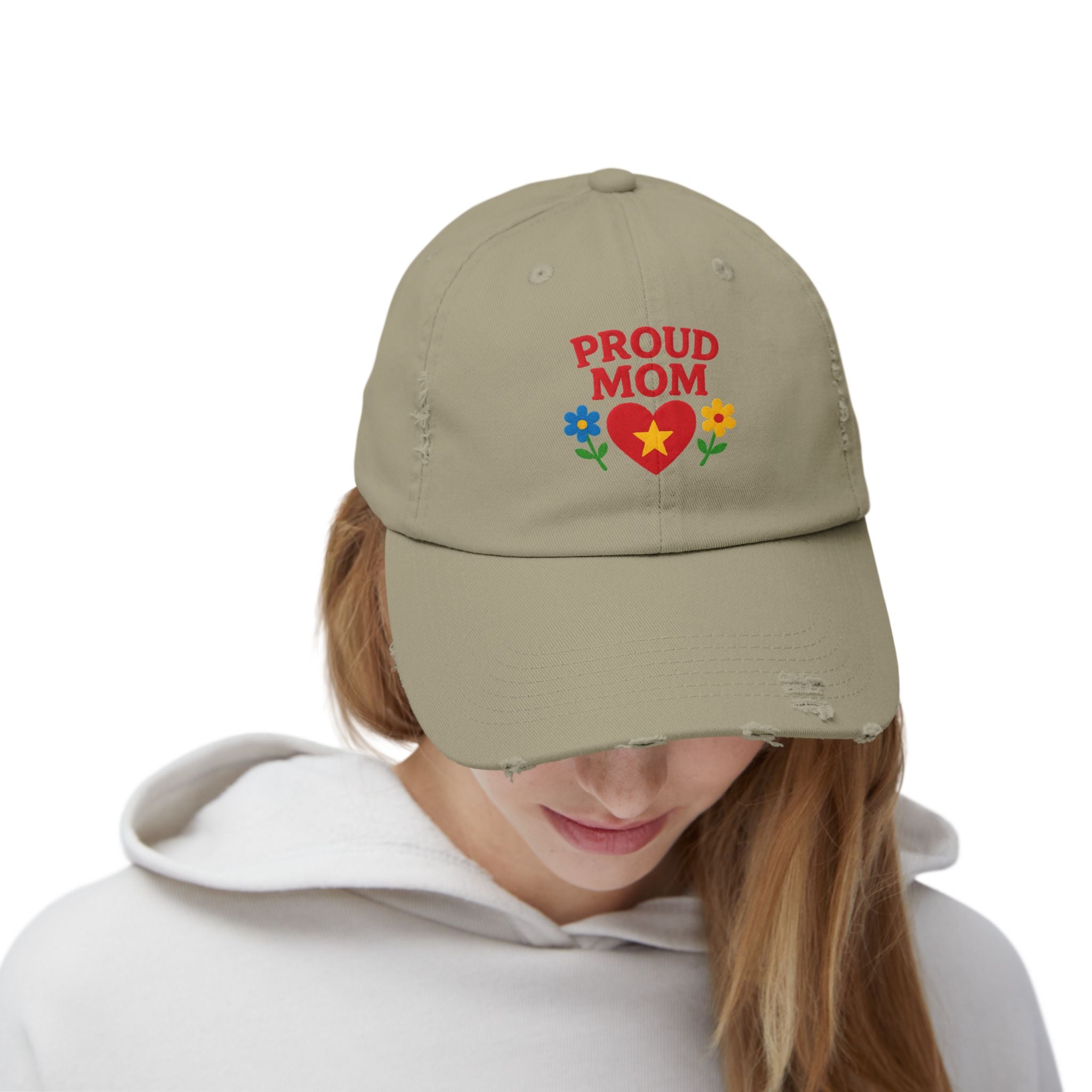 Cap - A Mom's Love Is Like No Other Distressed Unisex Cap