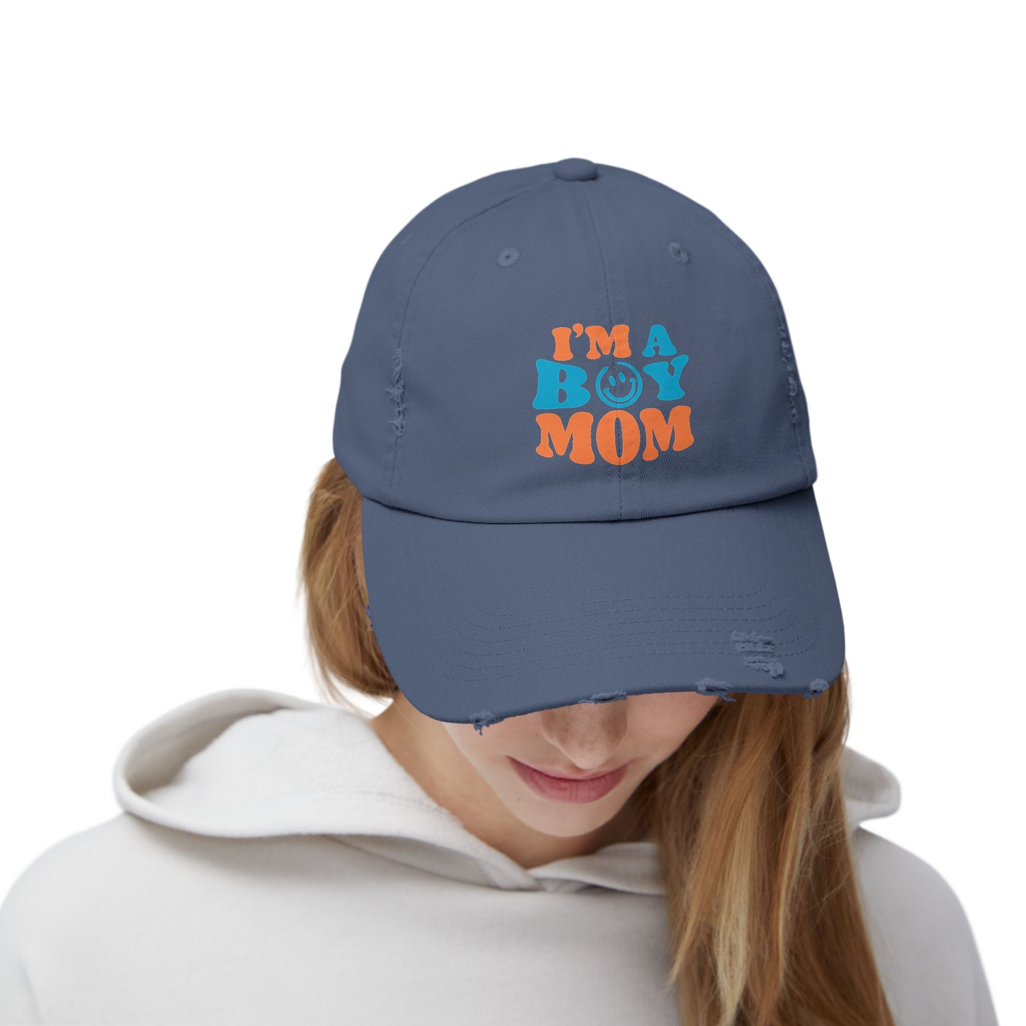 Distressed Cap for Boy Moms - Unisex