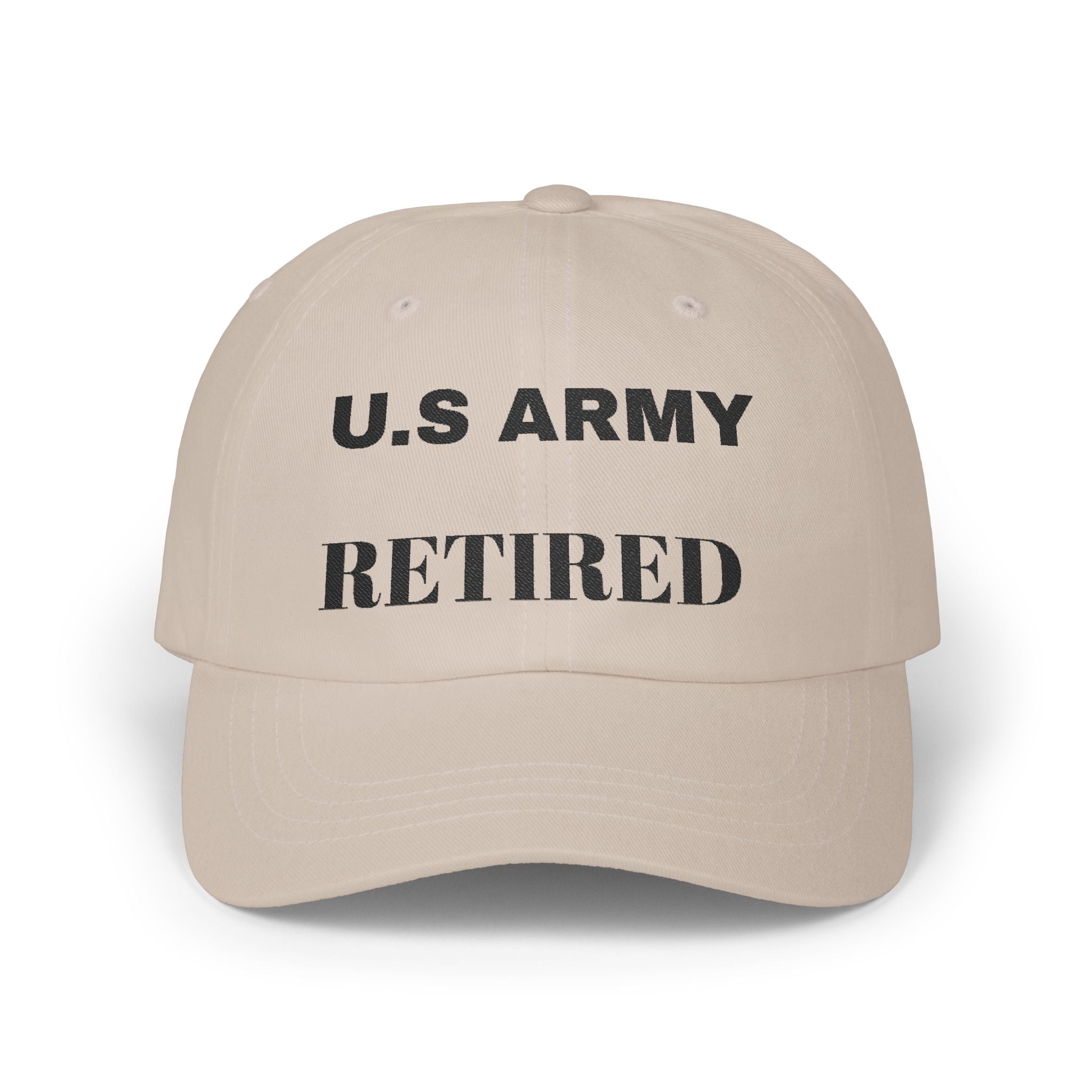 U.S. Army Retired Cap - Classic Dad Cap for Veterans, Military Gift, Casual Wear, Unisex Hat, Patriotic Accessory