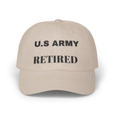 U.S. Army Retired Cap - Classic Dad Cap for Veterans, Military Gift, Casual Wear, Unisex Hat, Patriotic Accessory