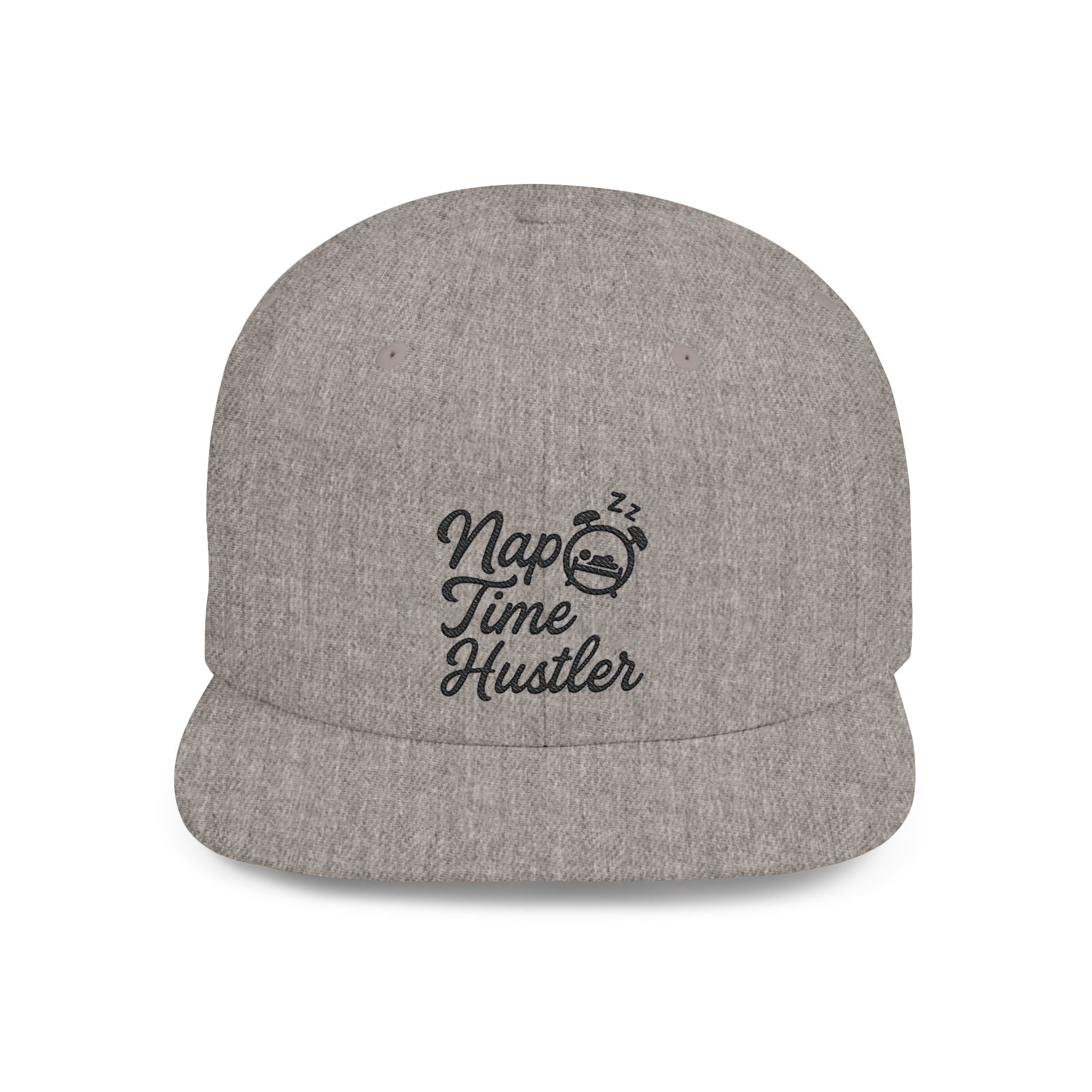 Nap Time Hustler Flat Bill Snapback