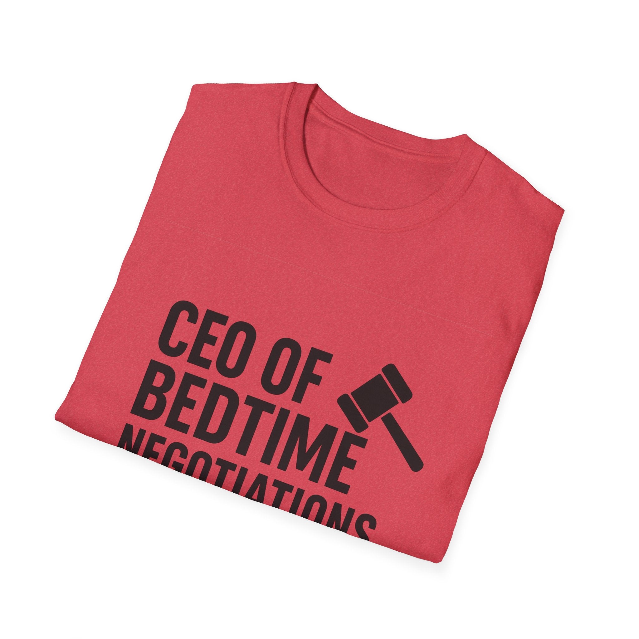CEO of Bedtime Negotiations Unisex Softstyle T-Shirts