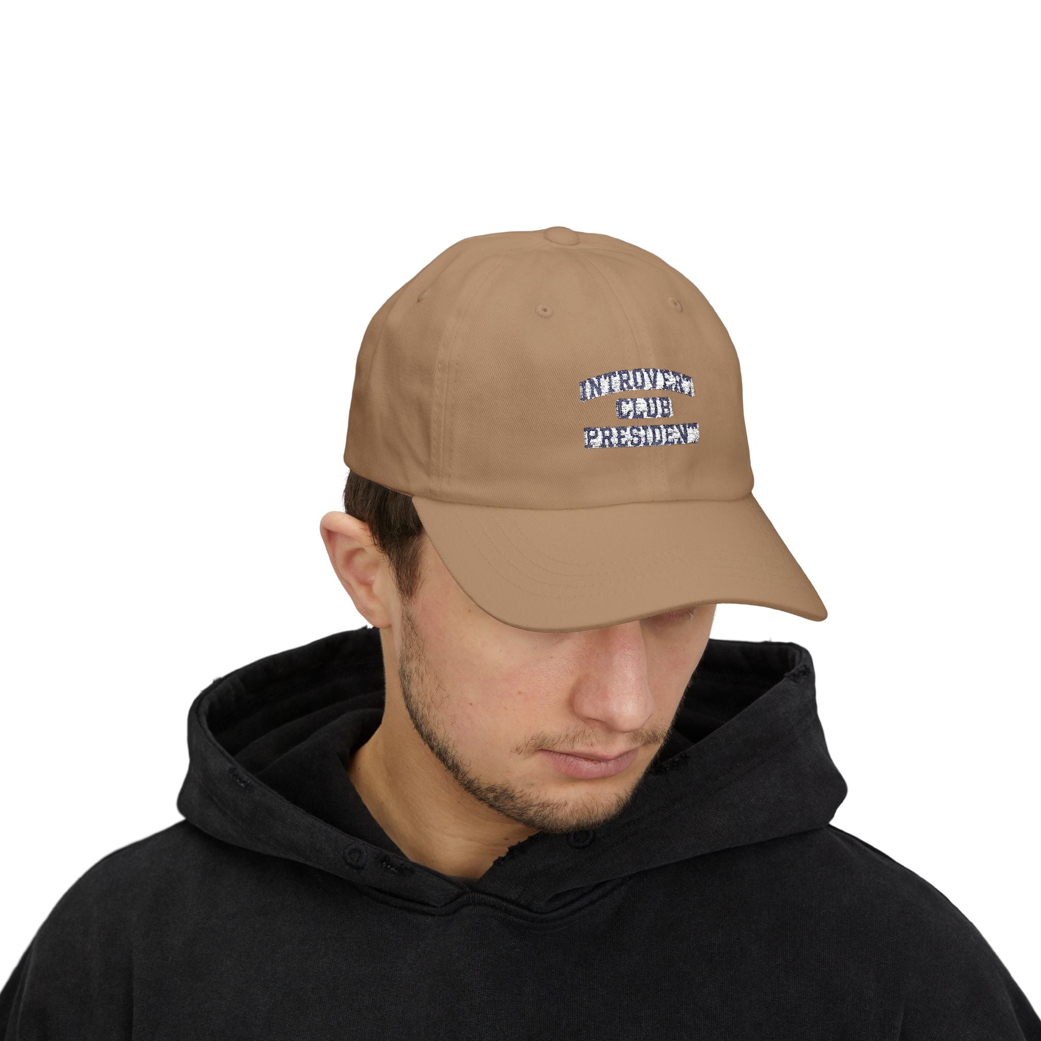 Introvert Club President Dad Cap