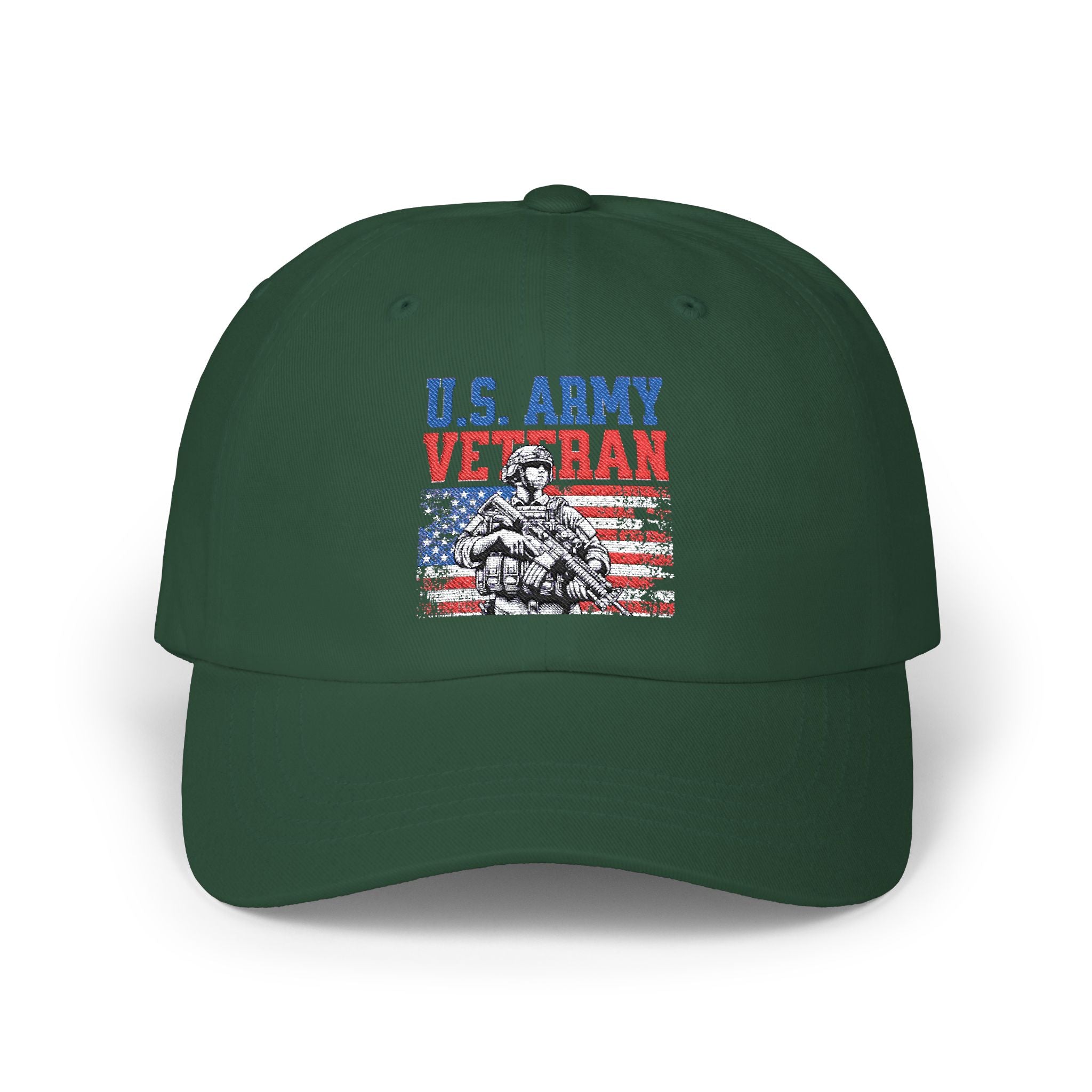 U.S. Army Veteran Classic Dad Cap | Baseball Hat for Proud Veterans, Military Gifts, Patriotic Apparel, Everyday Wear