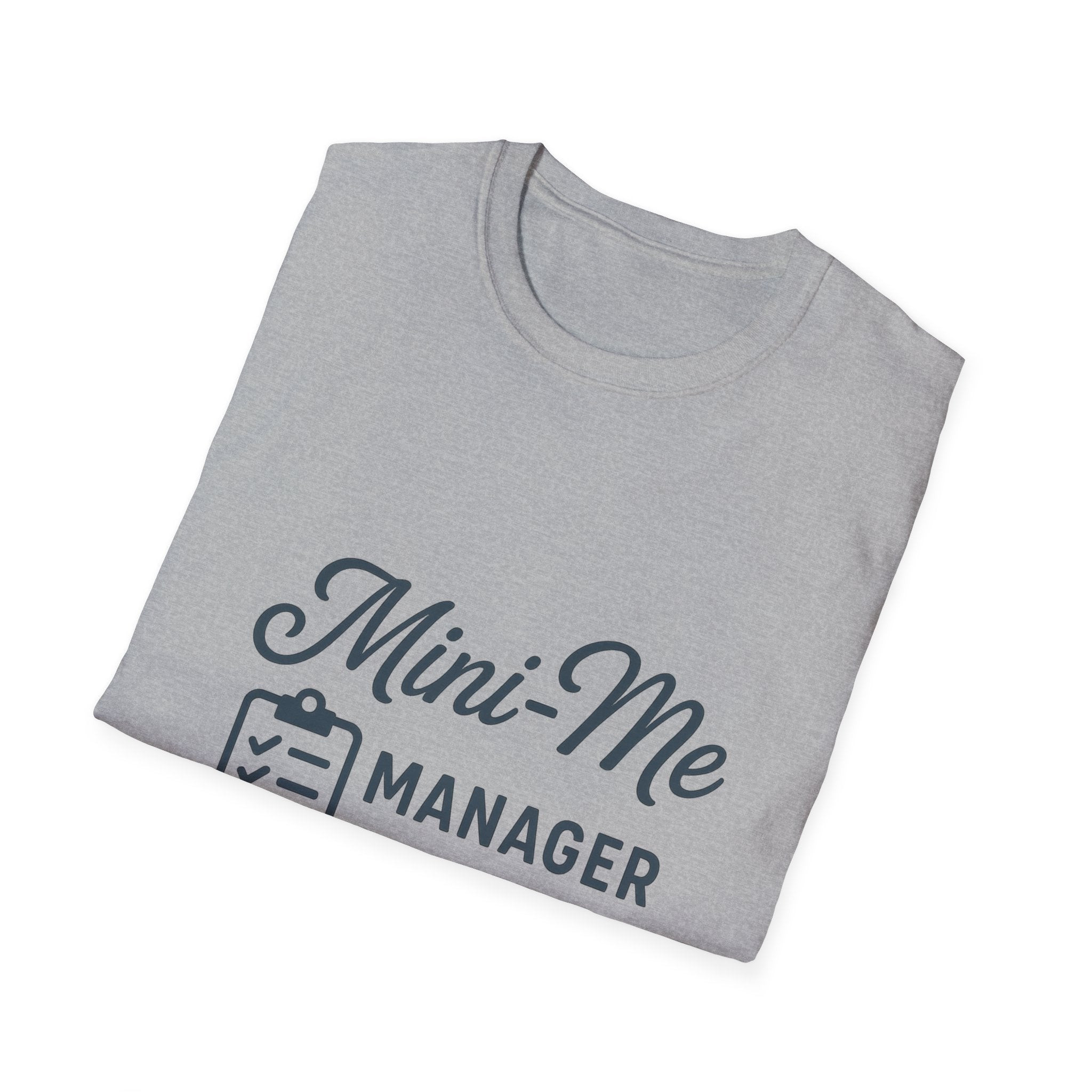 Mini-Me Manager T-Shirt, Cute Parent-Child Matching Shirt