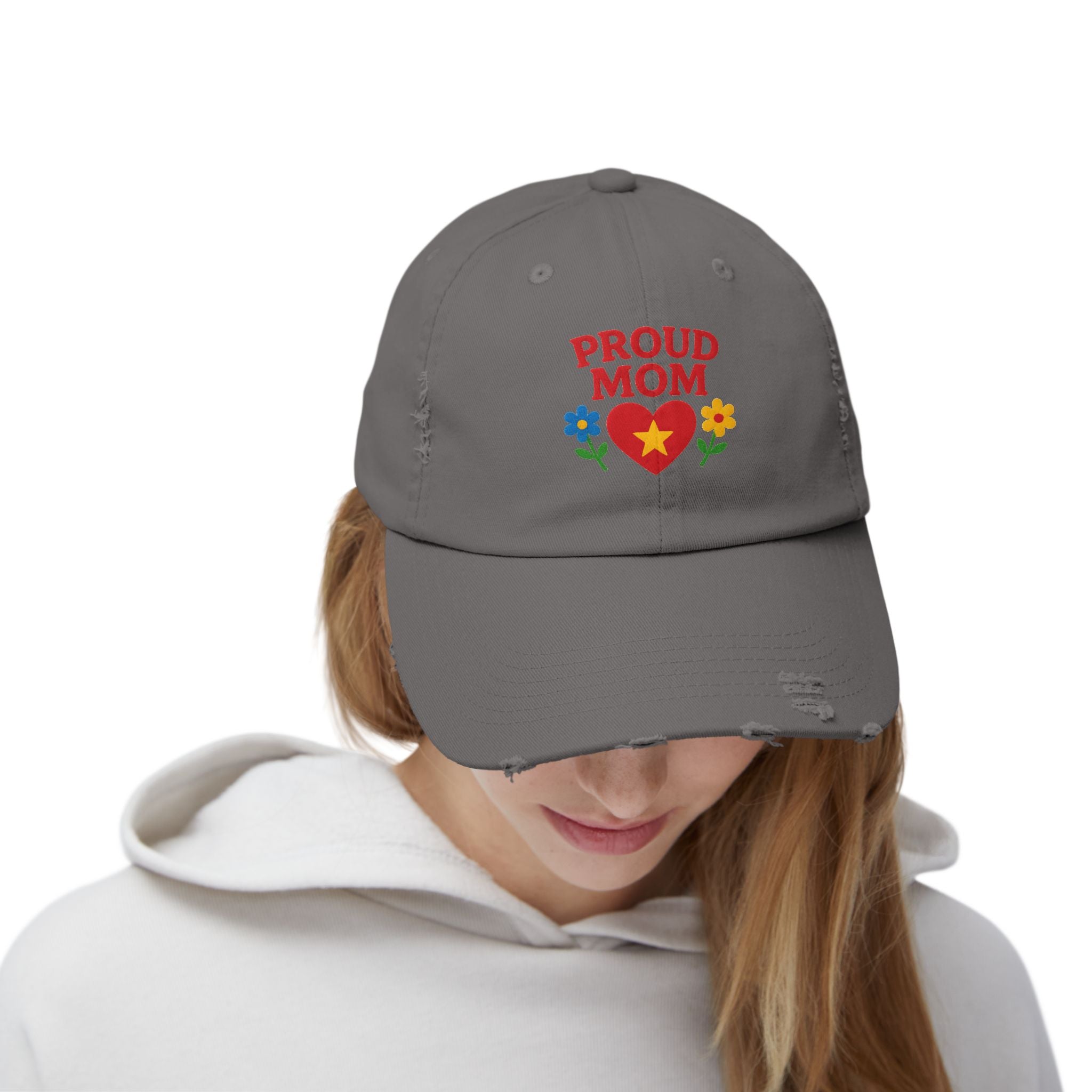 Cap - A Mom's Love Is Like No Other Distressed Unisex Cap