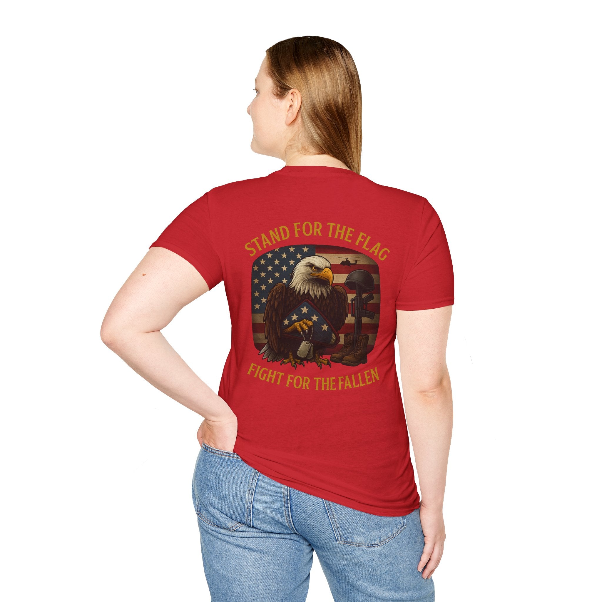 Stand for the Flag Tee, Eagle Design Shirt
