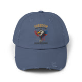 Freedom Runs In My Veins Distressed Cap