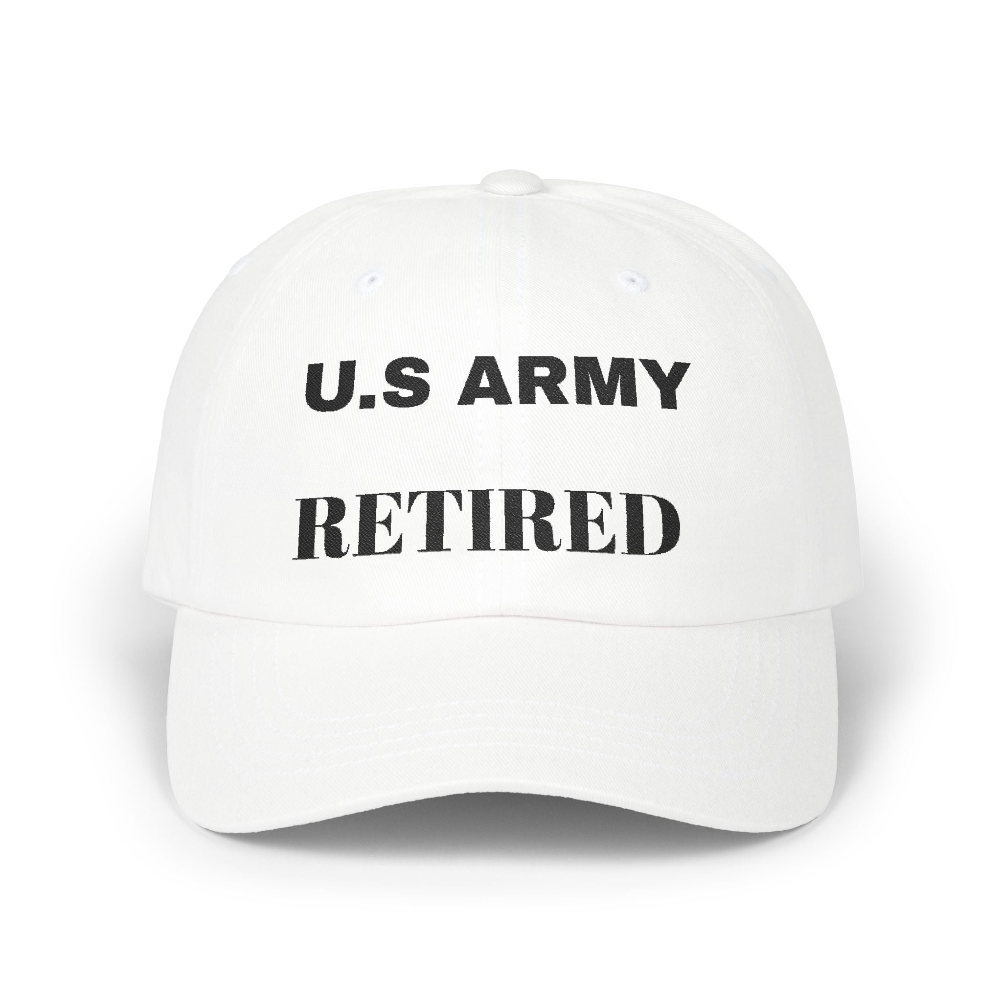U.S. Army Retired Cap - Classic Dad Cap for Veterans, Military Gift, Casual Wear, Unisex Hat, Patriotic Accessory