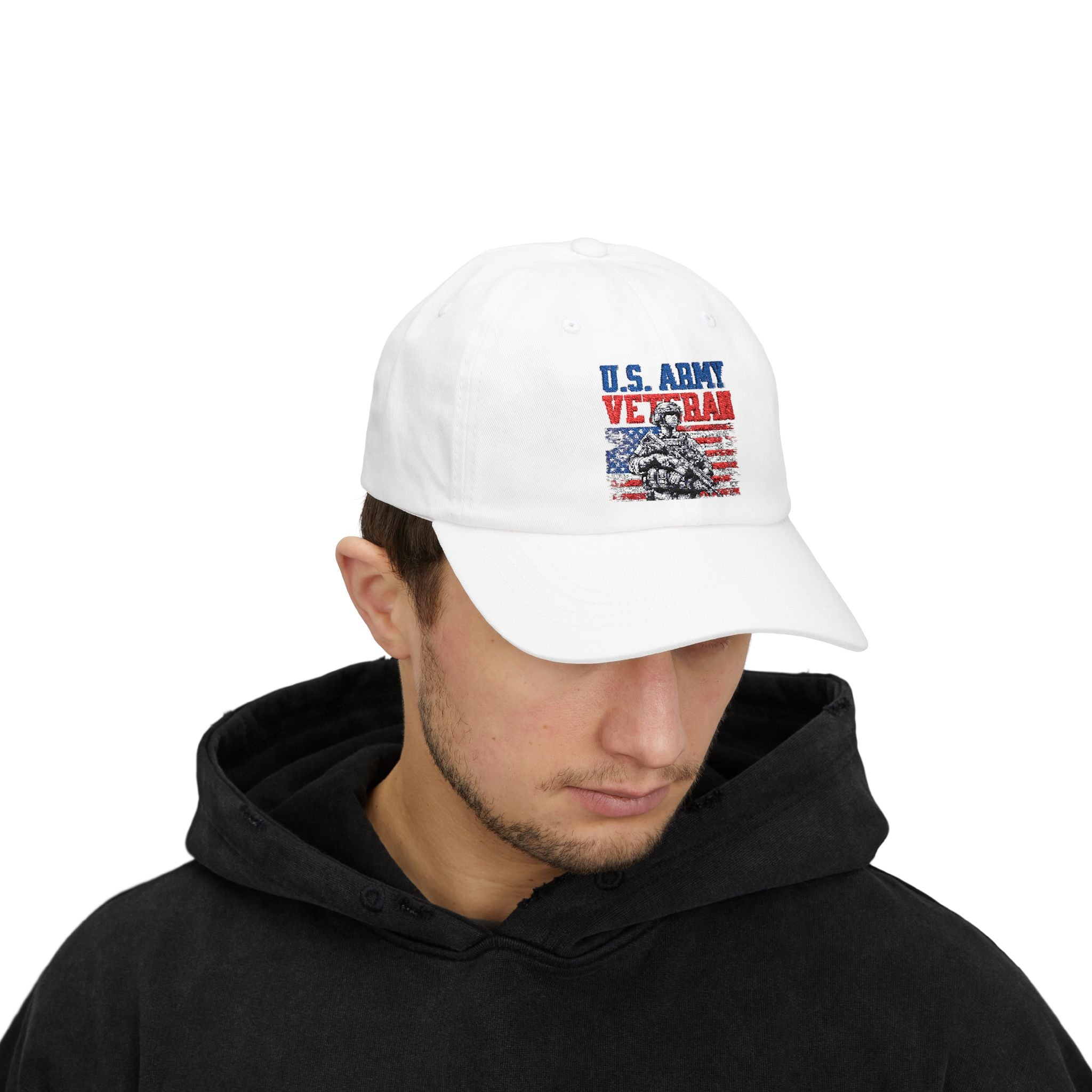 U.S. Army Veteran Classic Dad Cap | Baseball Hat for Proud Veterans, Military Gifts, Patriotic Apparel, Everyday Wear
