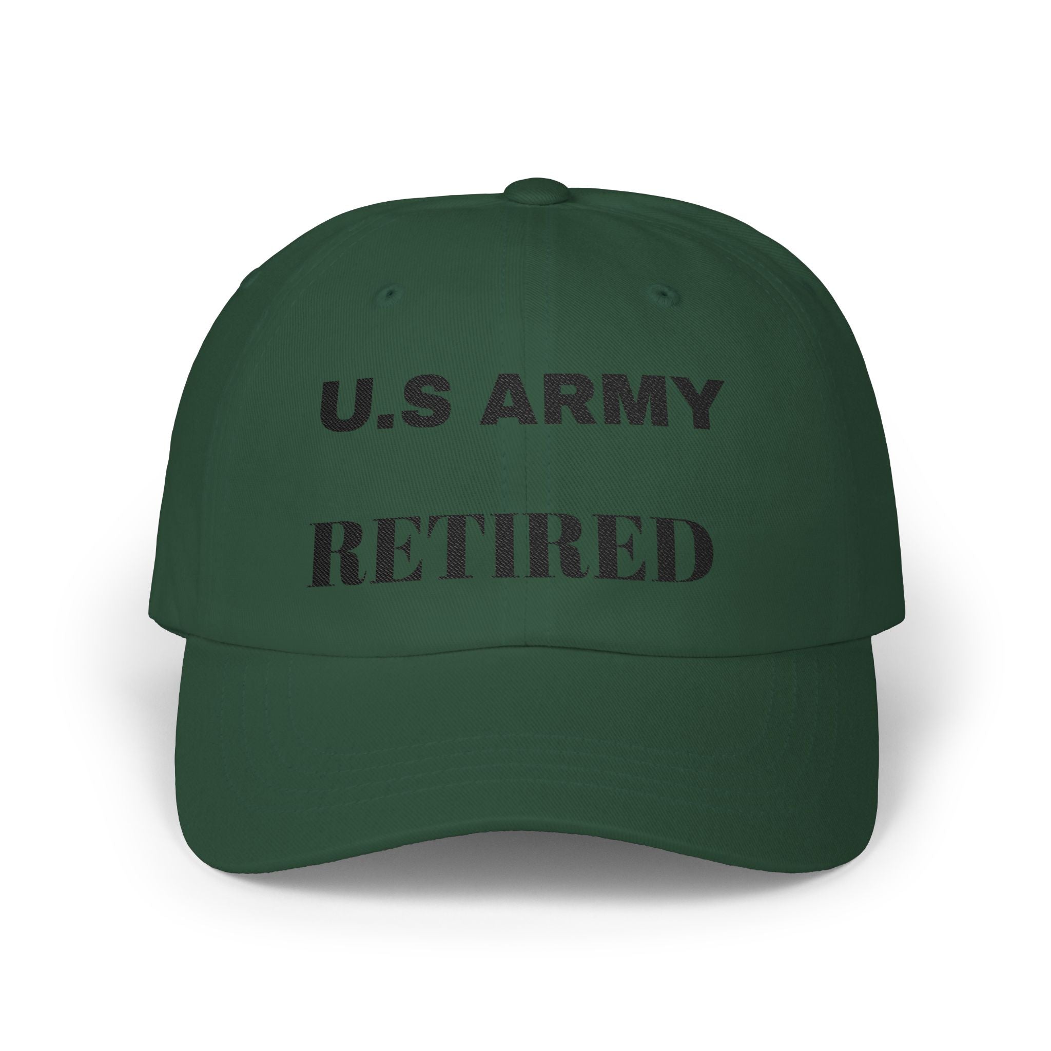 U.S. Army Retired Cap - Classic Dad Cap for Veterans, Military Gift, Casual Wear, Unisex Hat, Patriotic Accessory