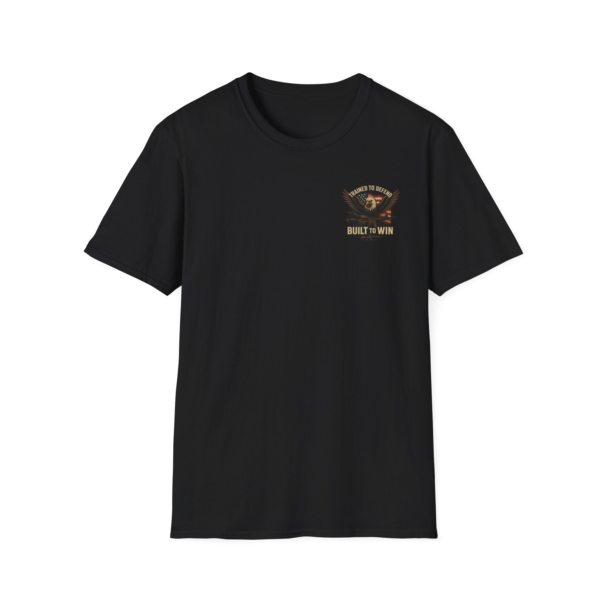 built to win, Patriotic Graphic Tee, Eagle Shirt, Veteran Apparel