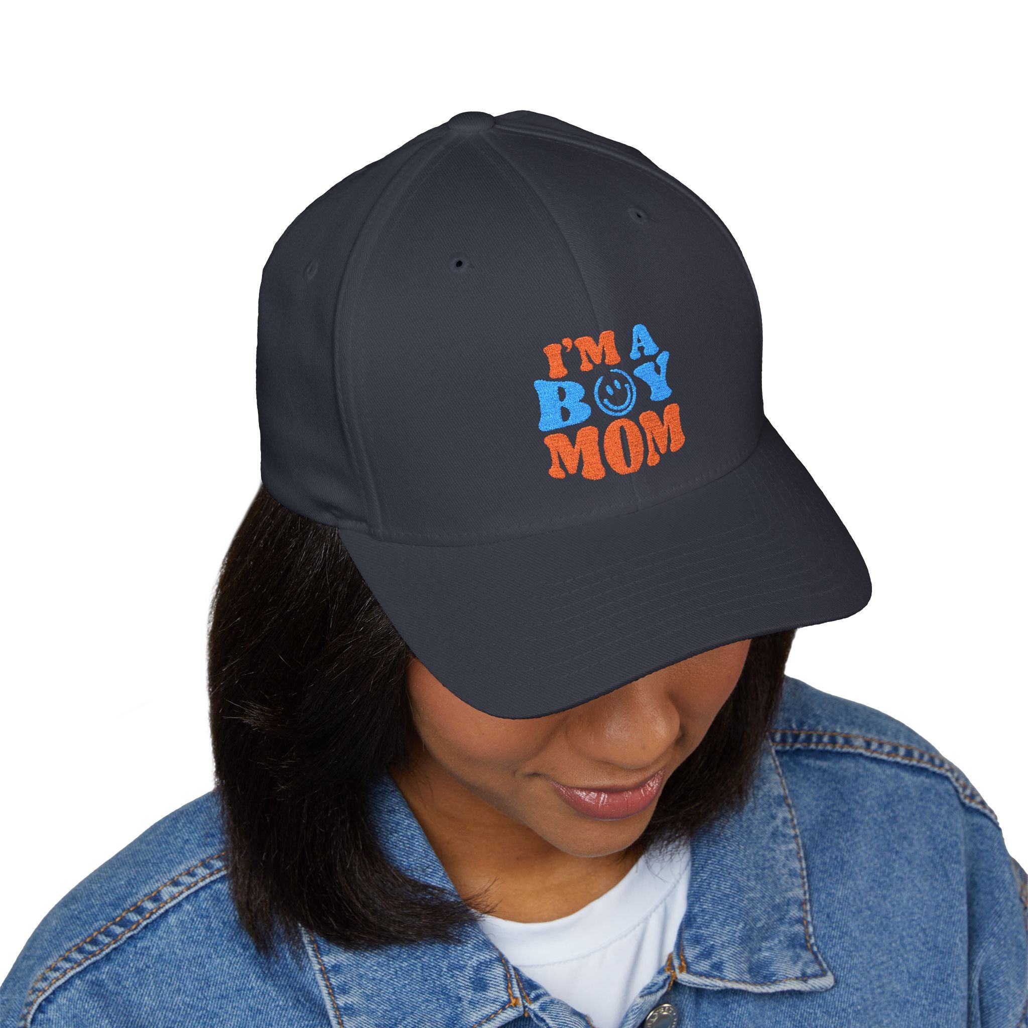 Hat - Boy Moms Are Brave and Dedicated Embroidered Cap