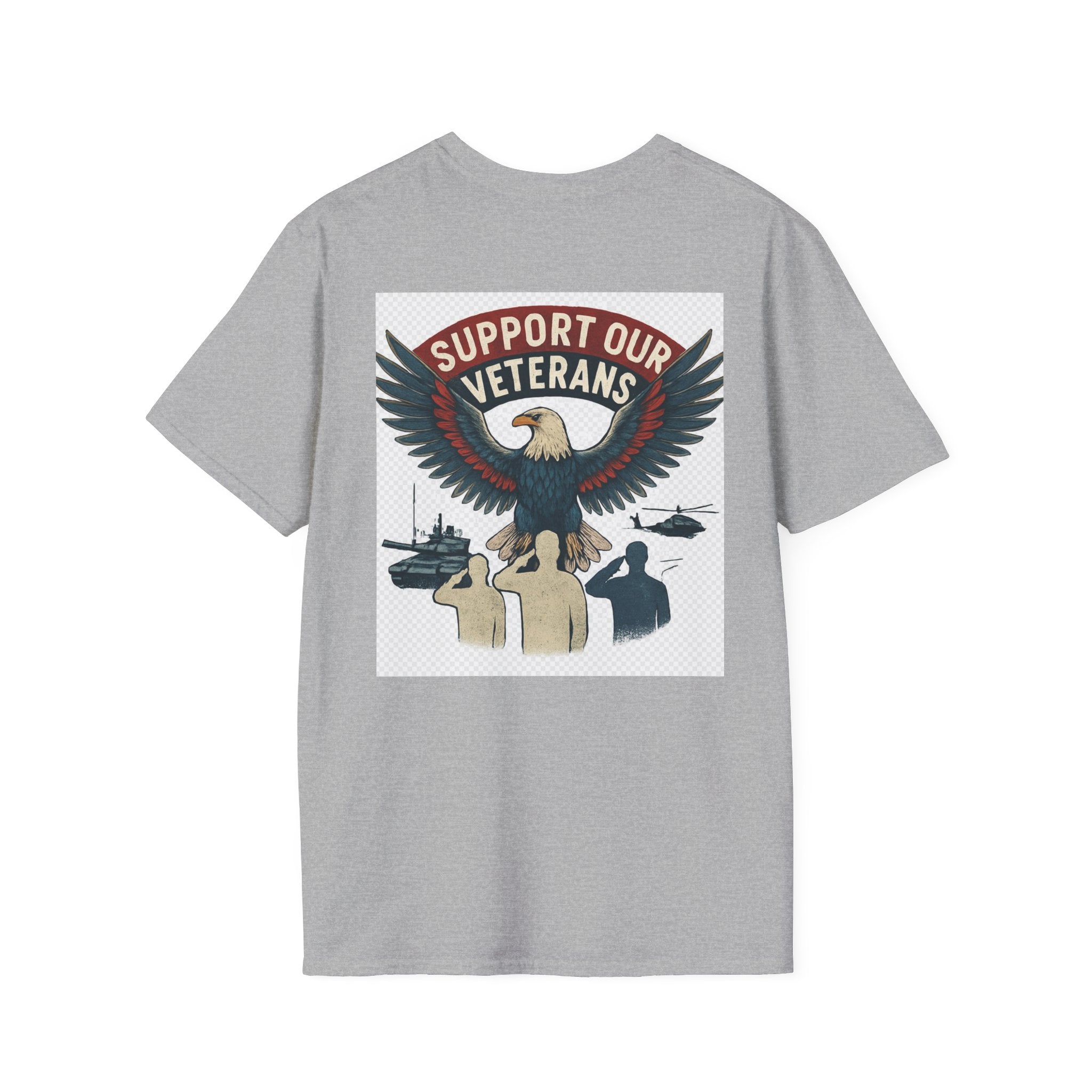 Support Our Veterans T-Shirt | Unisex Softstyle Tee
