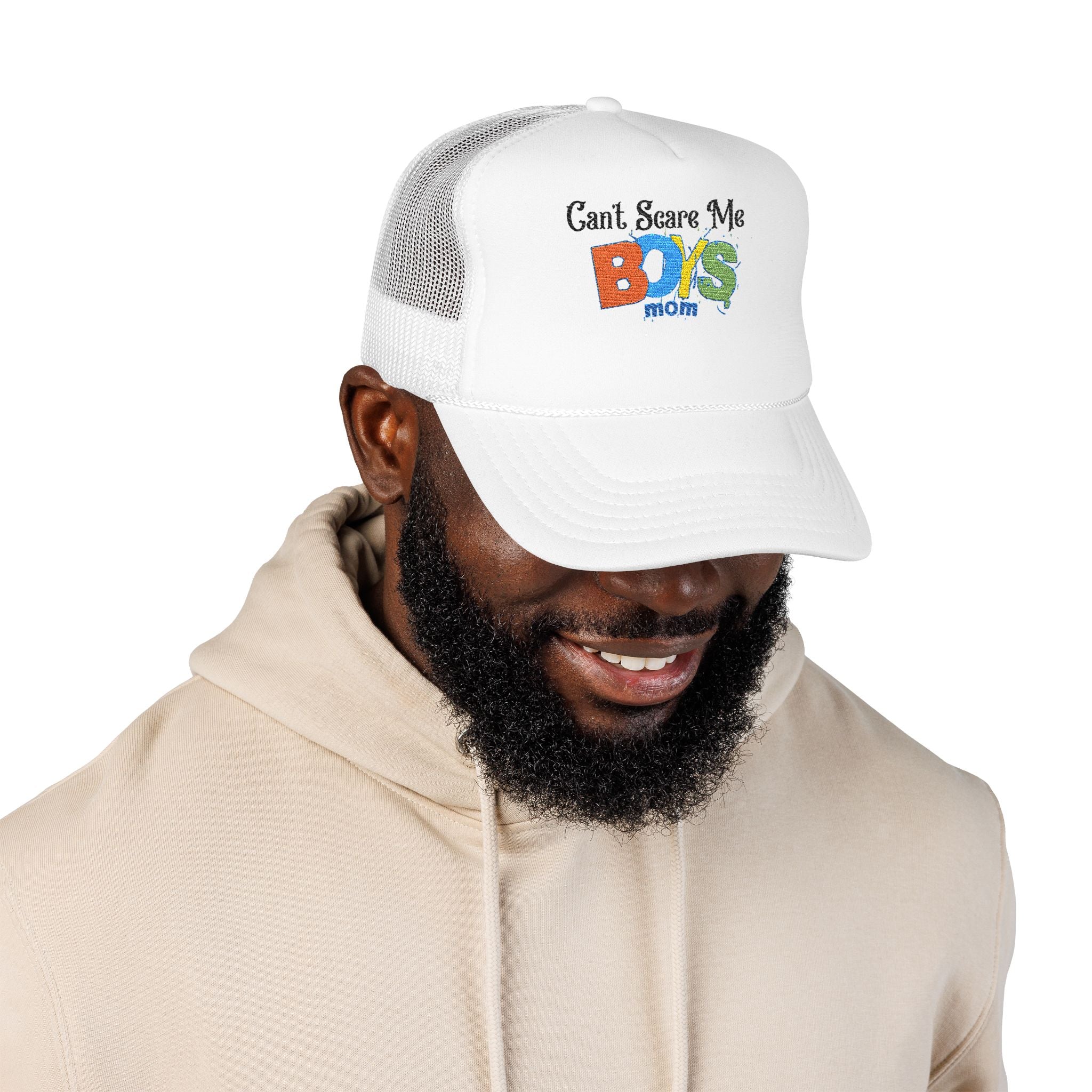 Trucker Hat - 'Don't Mess with Boy Moms' Embroidered Design