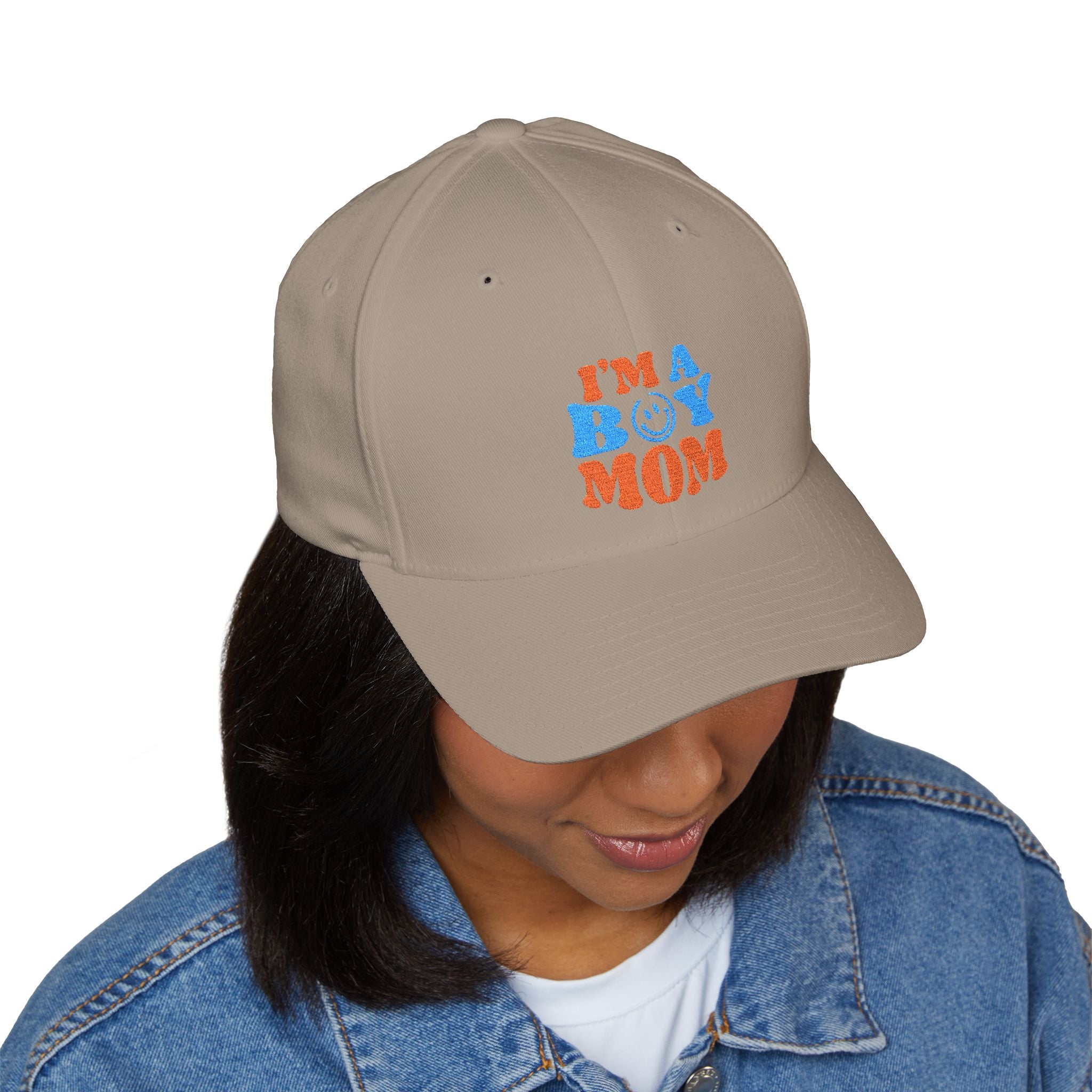 Hat - Boy Moms Are Brave and Dedicated Embroidered Cap